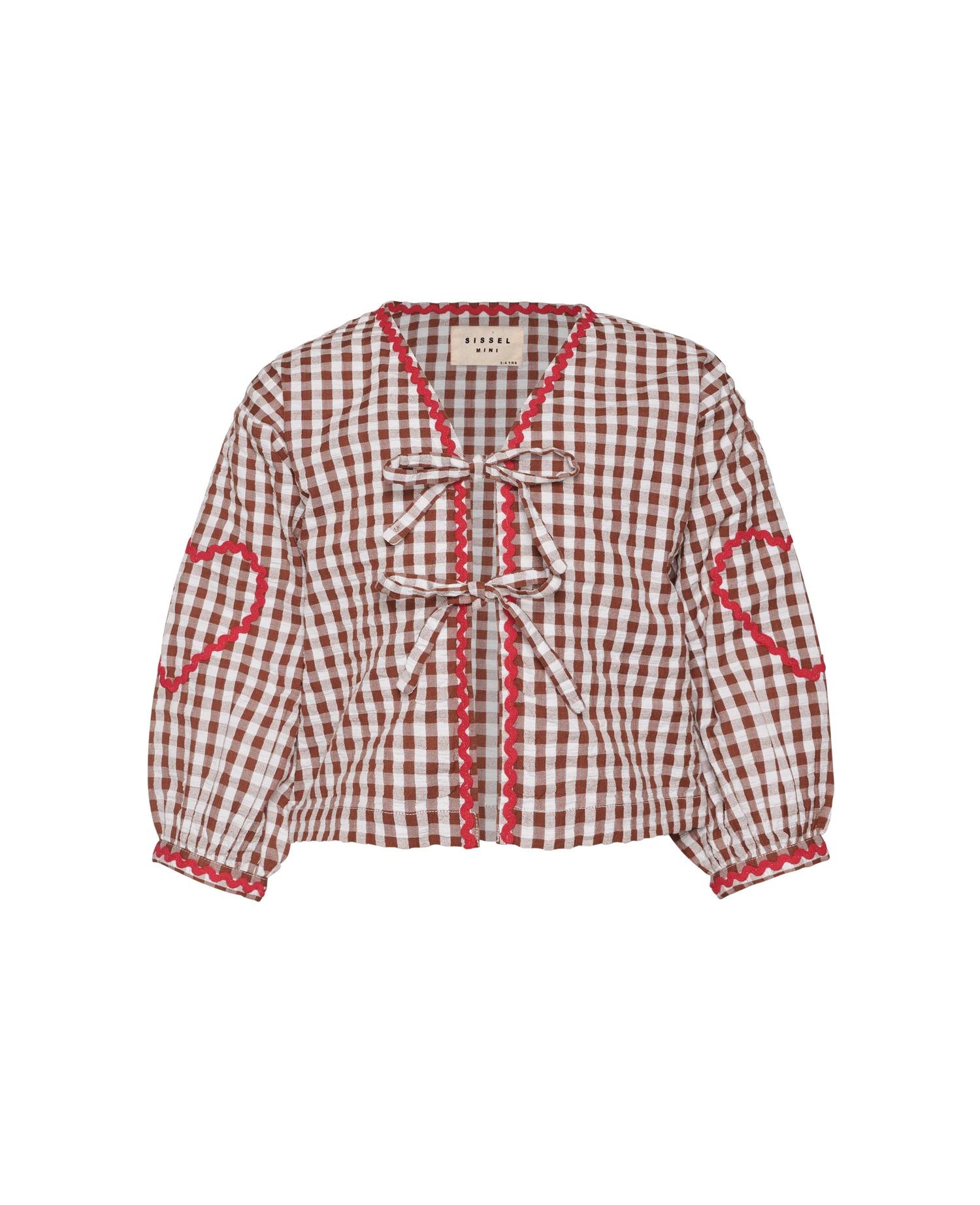 Astrid MINI Top - Brown Checks