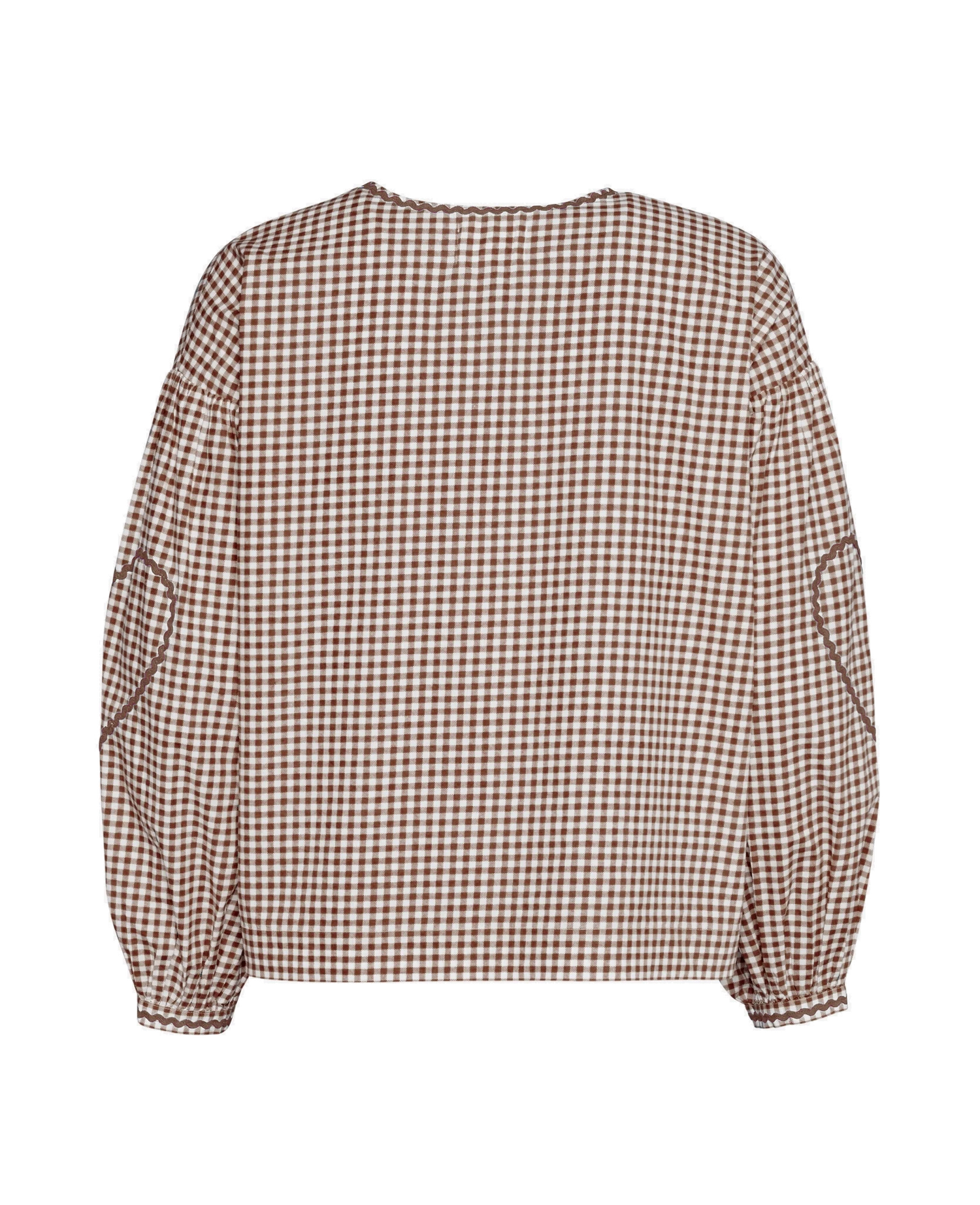 Astrid Top - Brown Checks