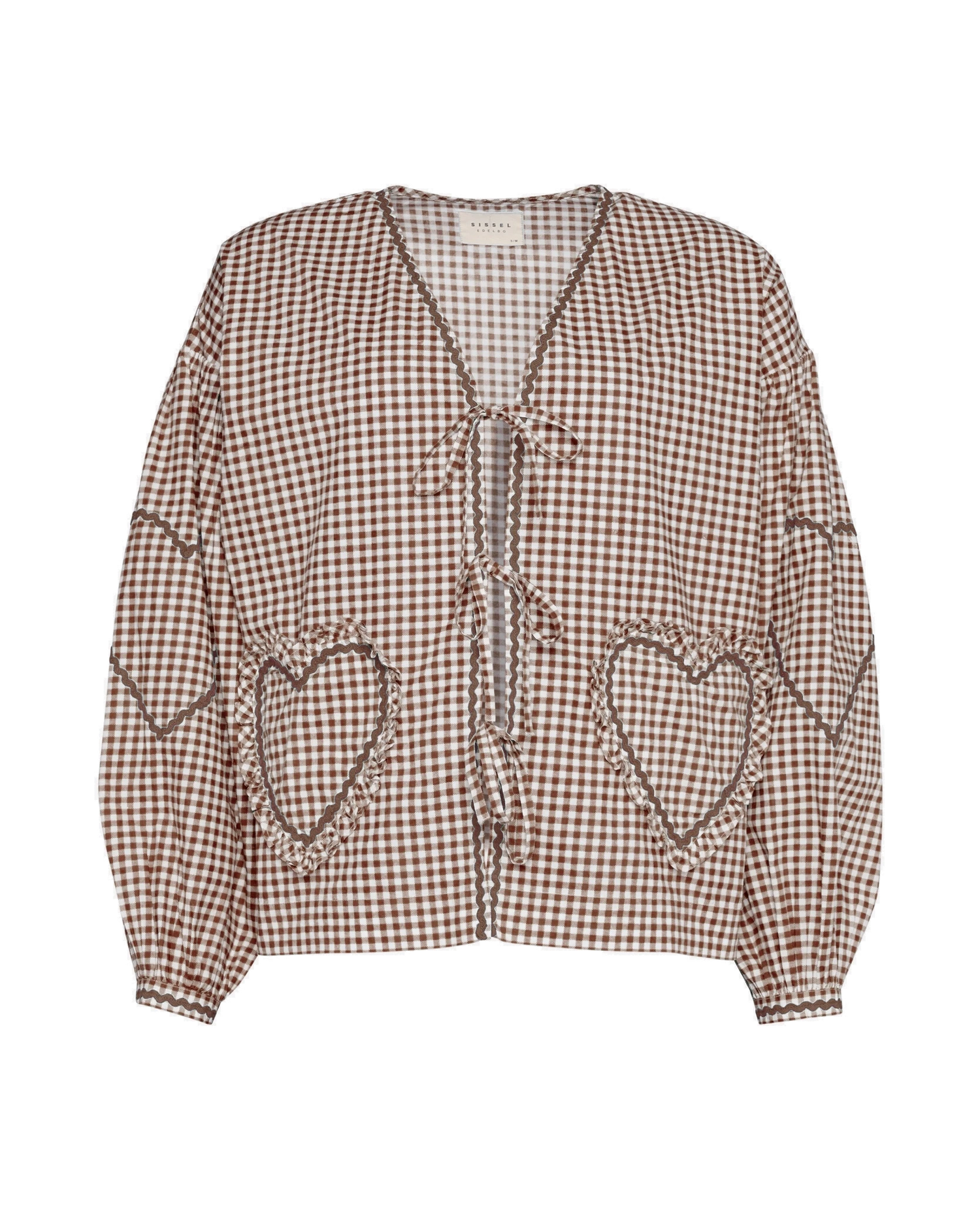 Astrid Top - Brown Checks