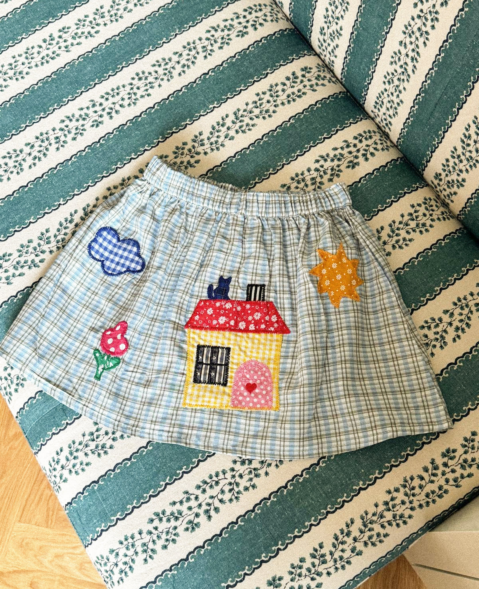 Barbera MINI Skirt - Blue Checks – SISSEL EDELBO Barbera MINI Skirt - Blue Checks – SISSEL EDELBO