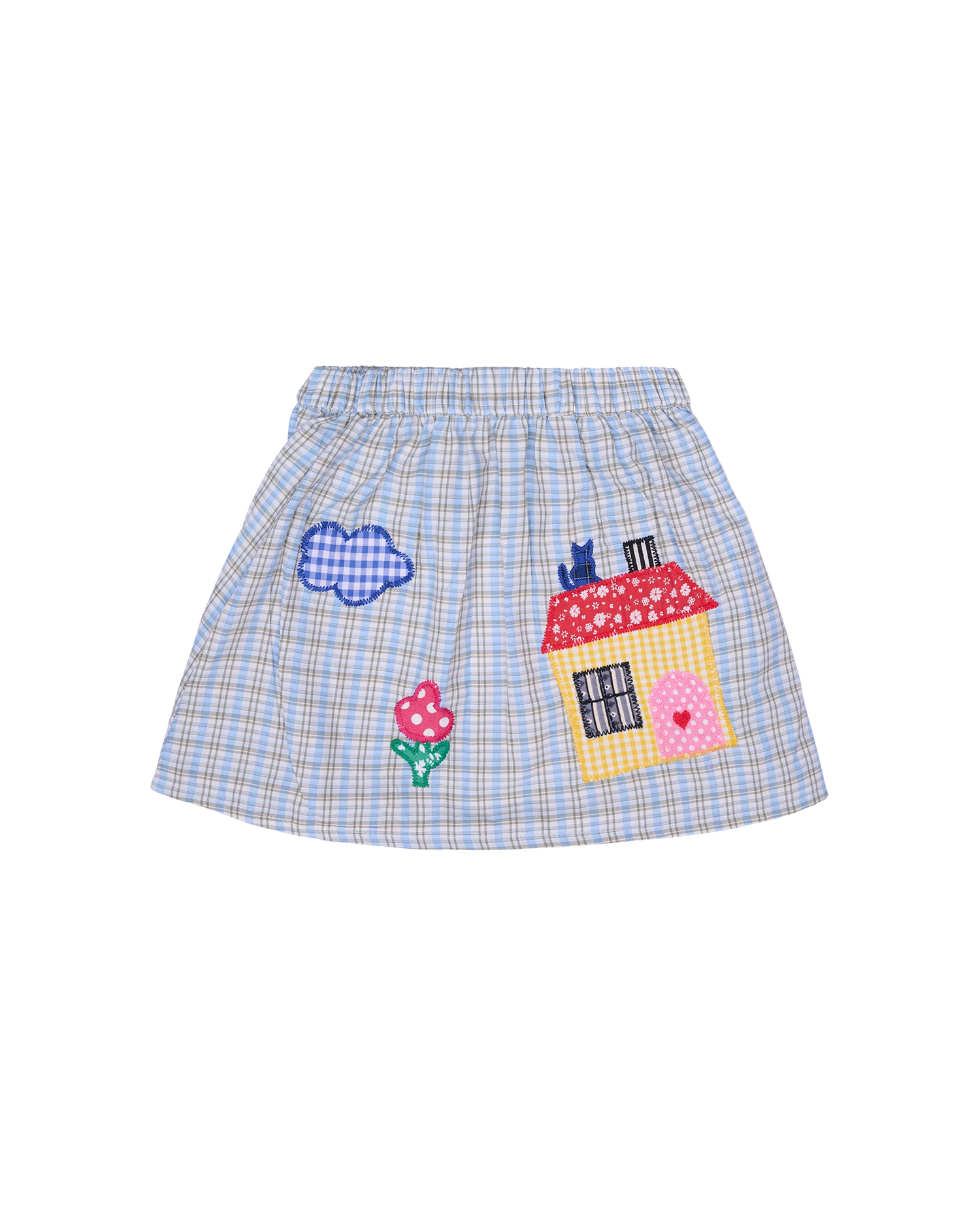 Barbera MINI Skirt - Blue Checks