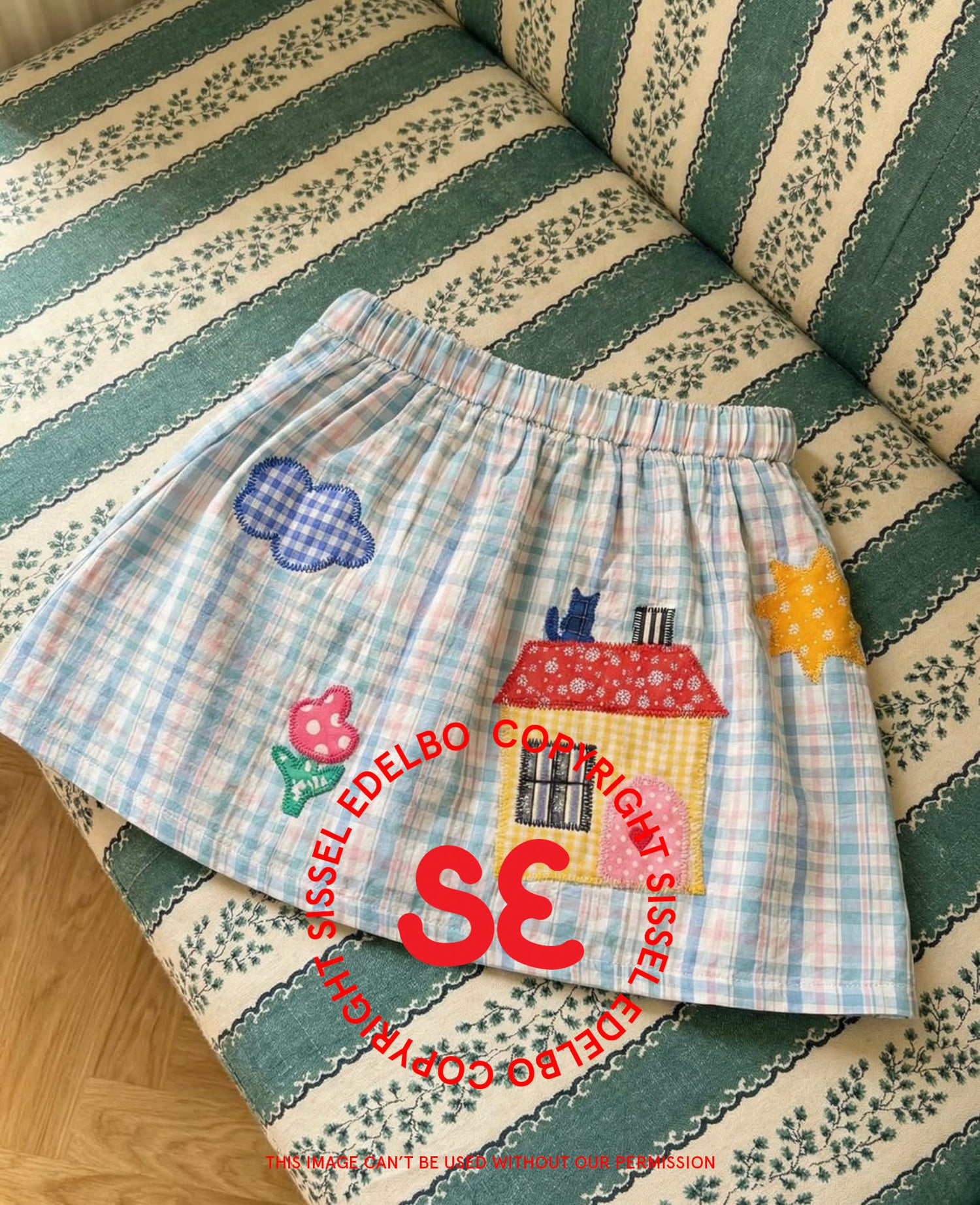 Barbera MINI Skirt - Pastel Checks