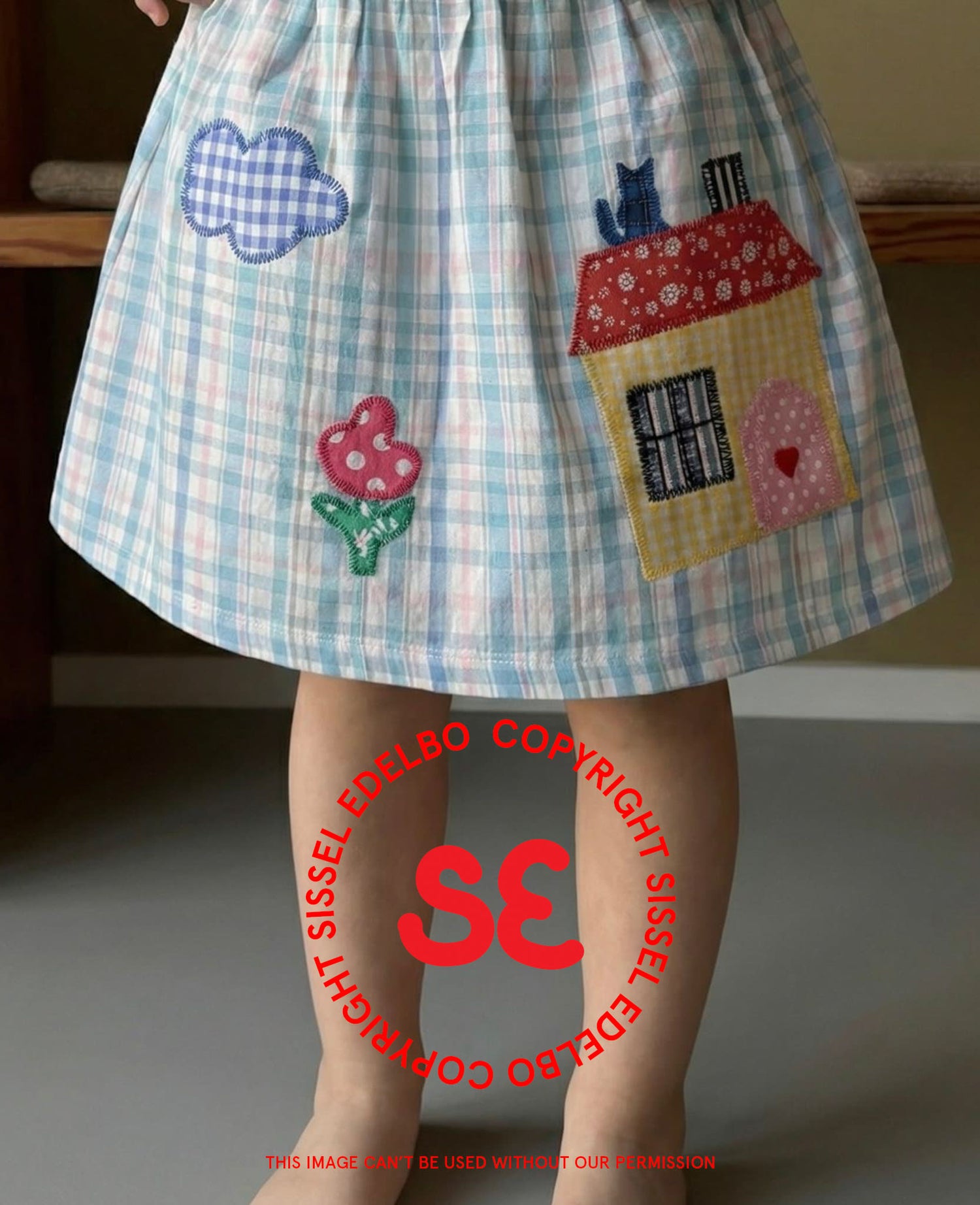 Barbera MINI Skirt - Pastel Checks