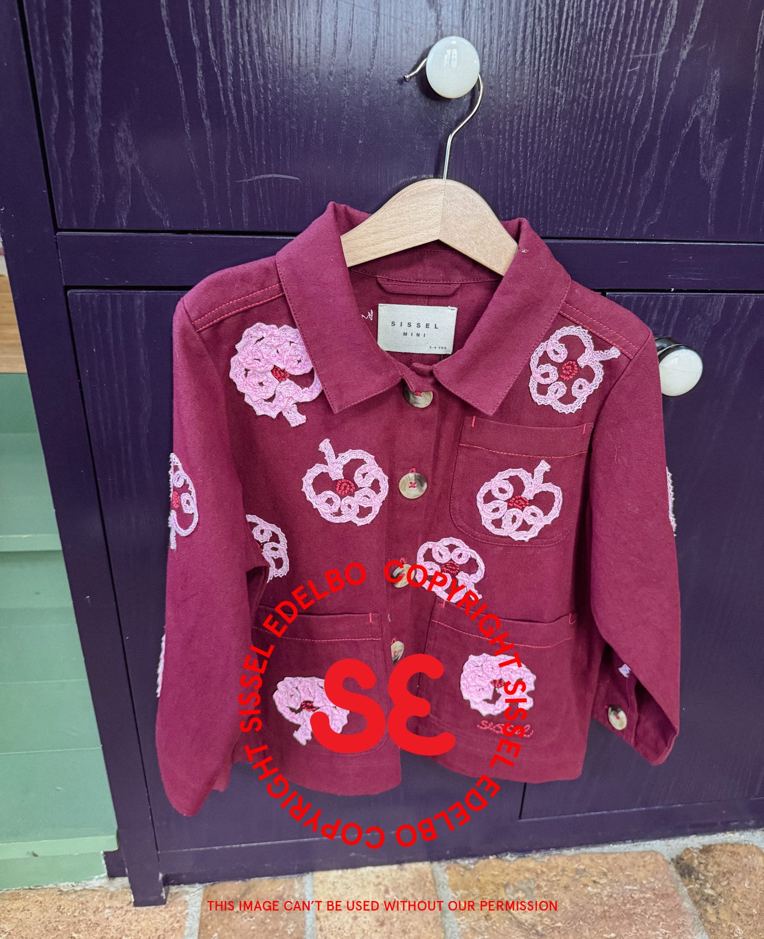 Bea MINI Jacket - Burgundy