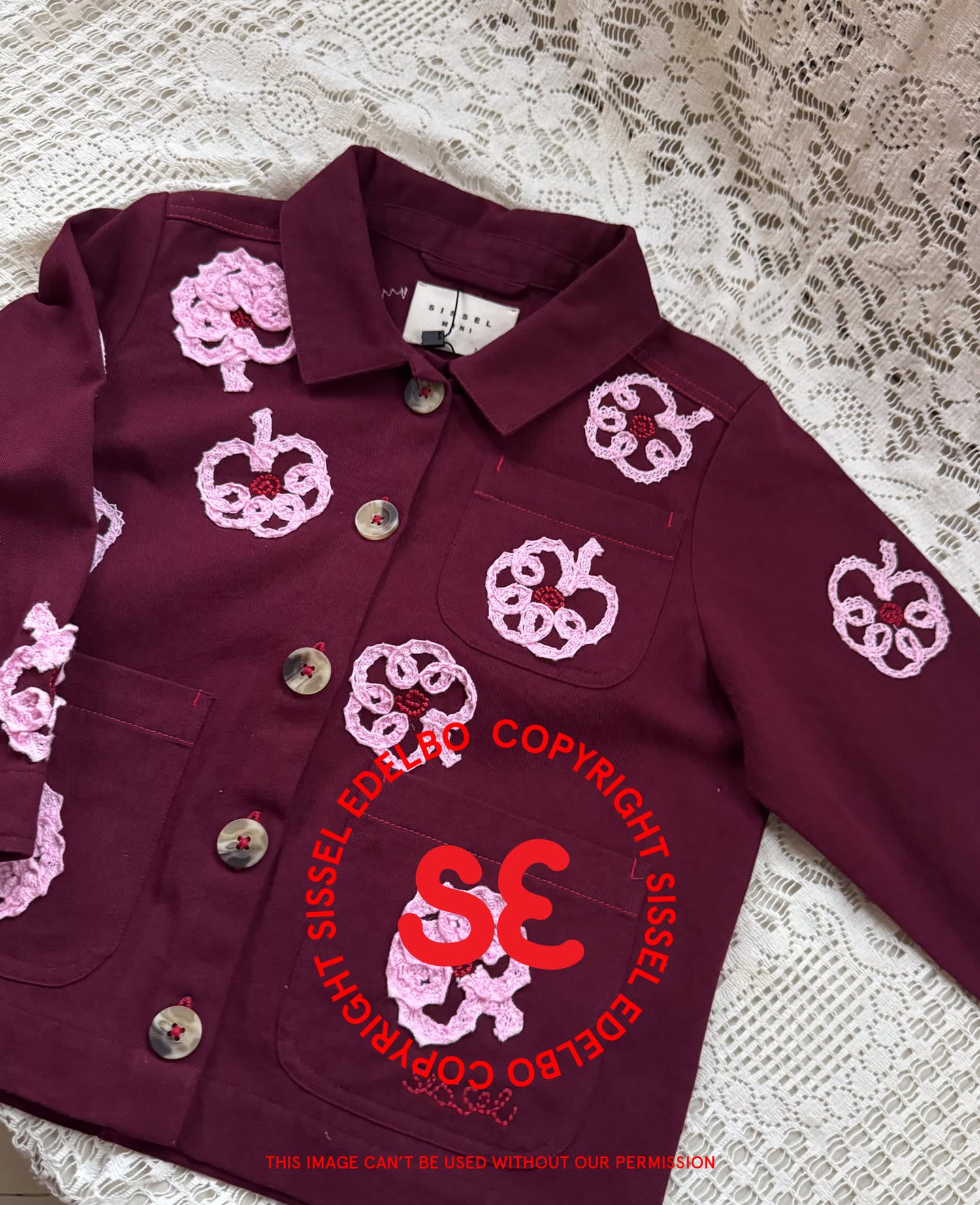 Bea MINI Jacket - Burgundy