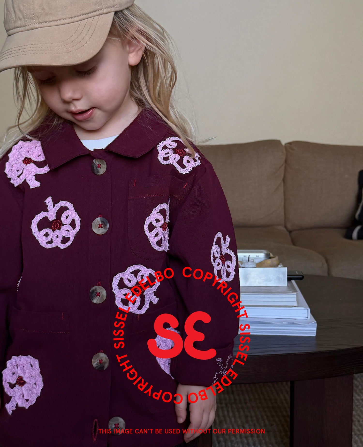 Bea MINI Jacket - Burgundy