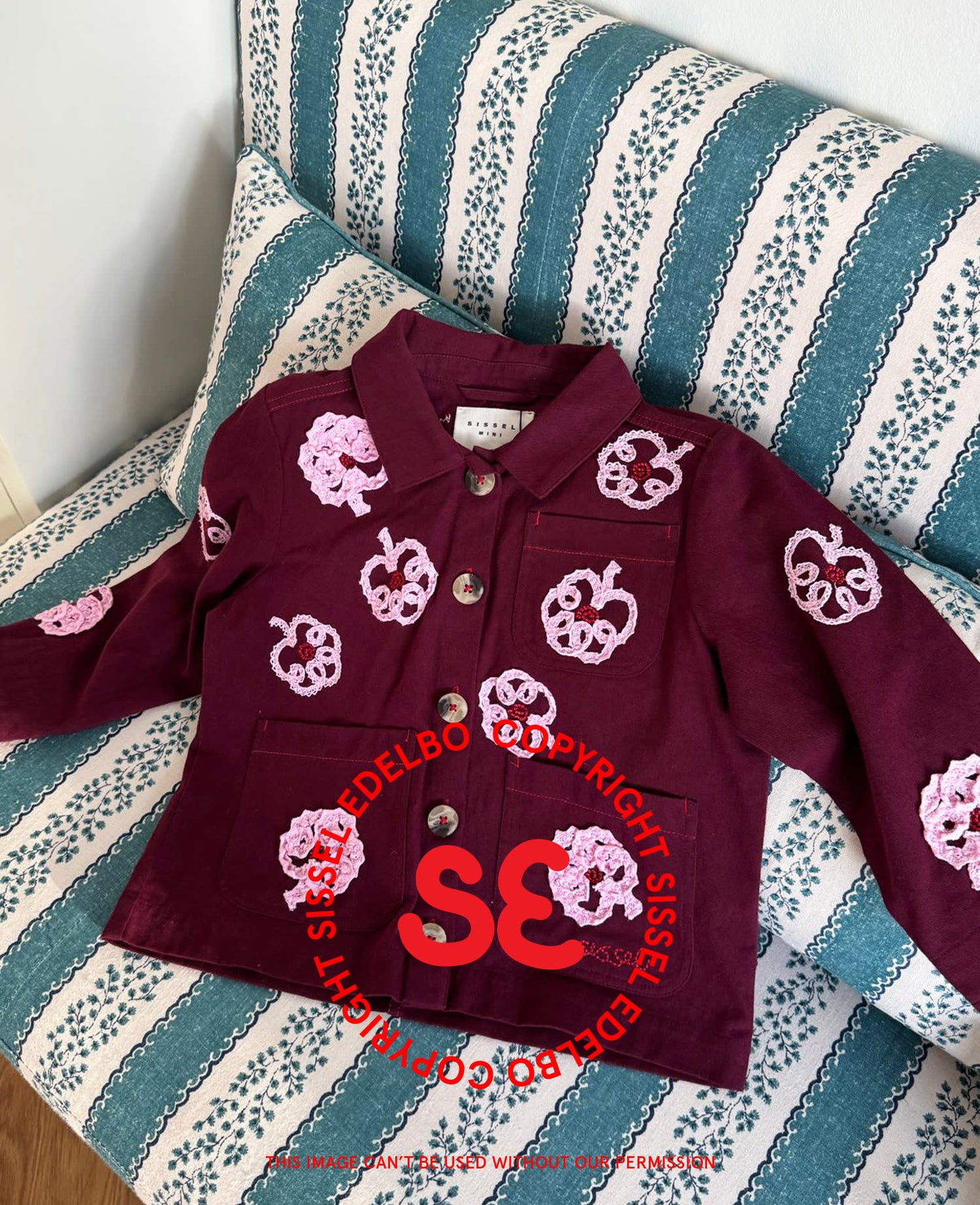 Bea MINI Jacket - Burgundy