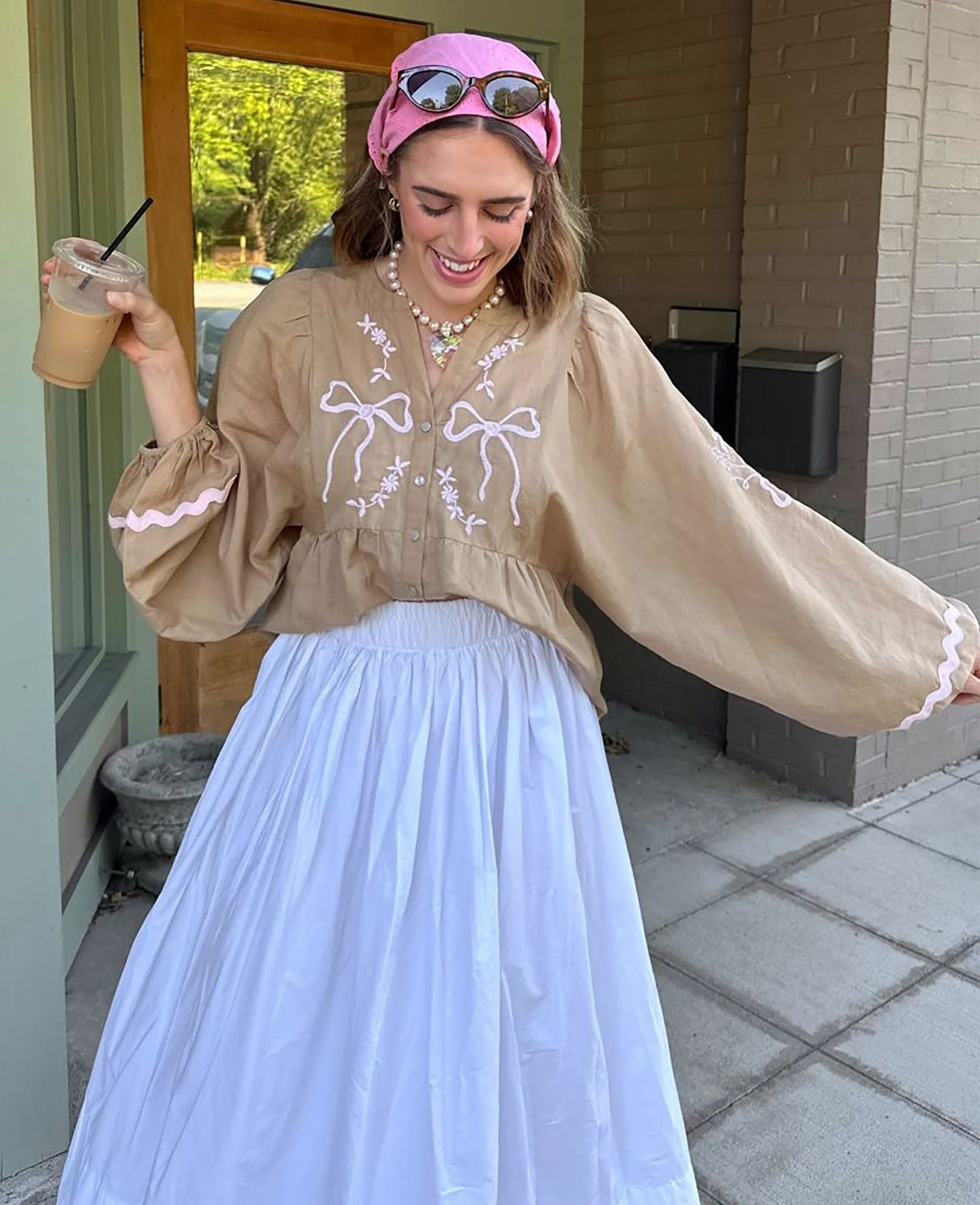 Belma Top - Light Hazel – SISSEL EDELBO
