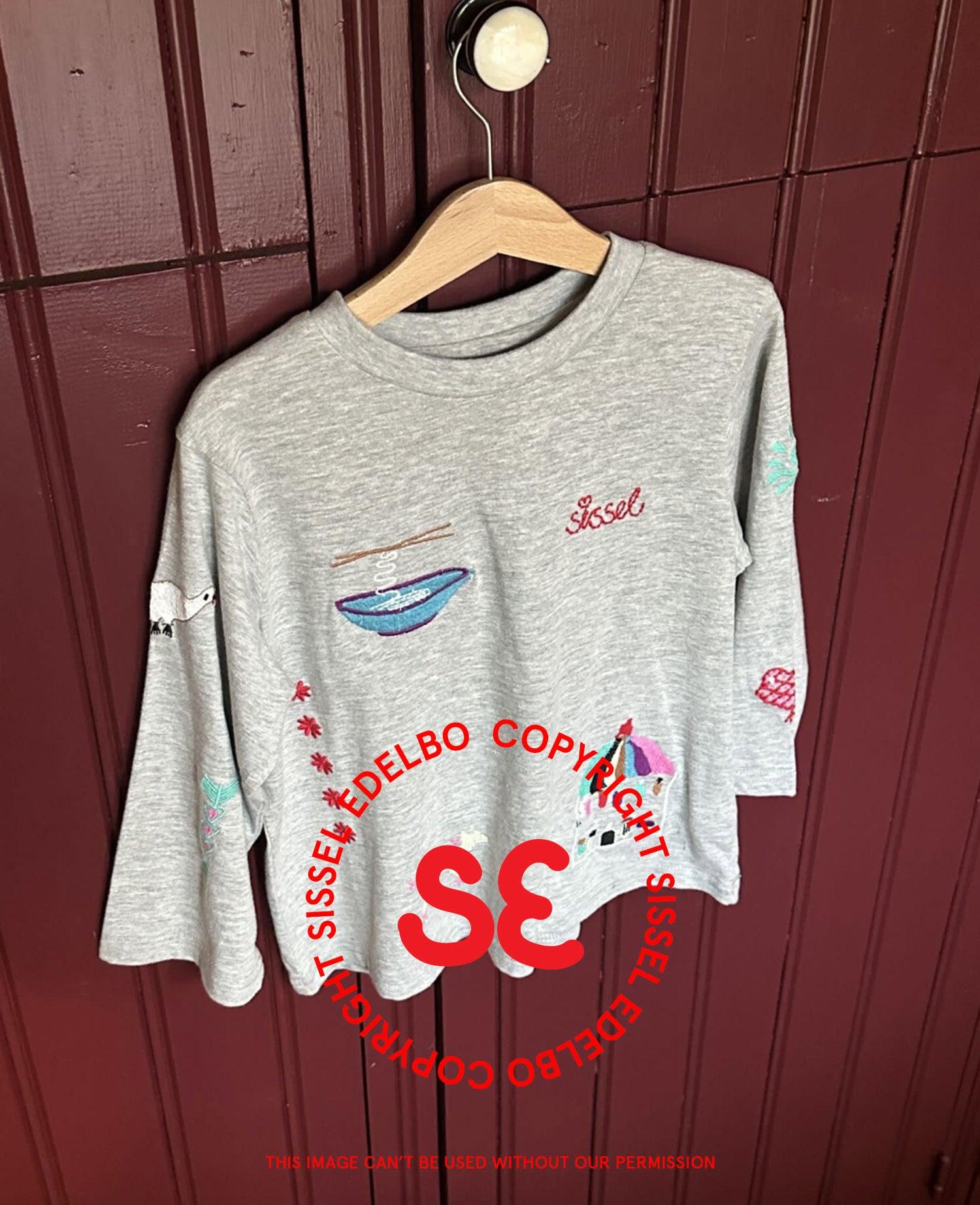 Billie MINI Top - Grey Mélange