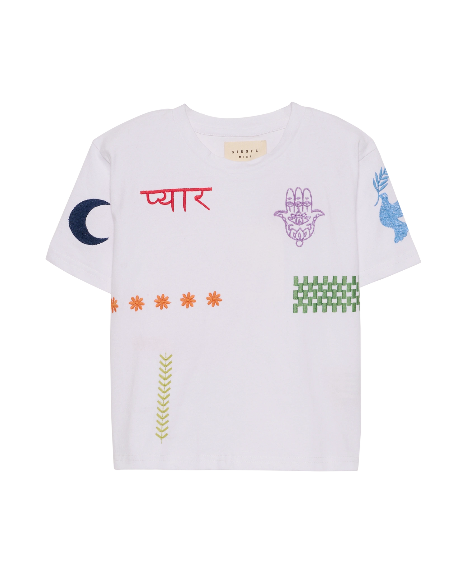 Billie MINI T-shirt - Purple Hand