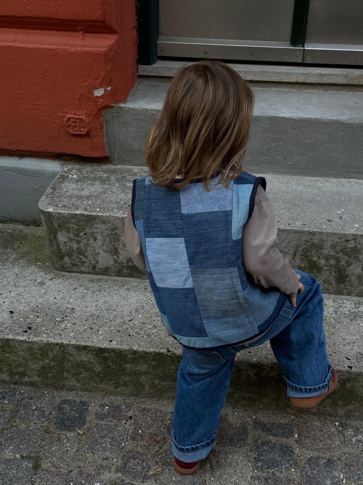 Blue MINI Vest - Blue Denim