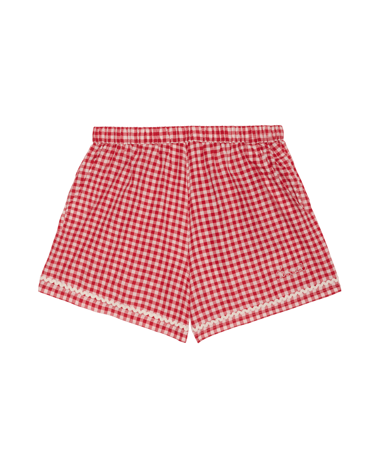 Bobbie Shorts - Red Checks