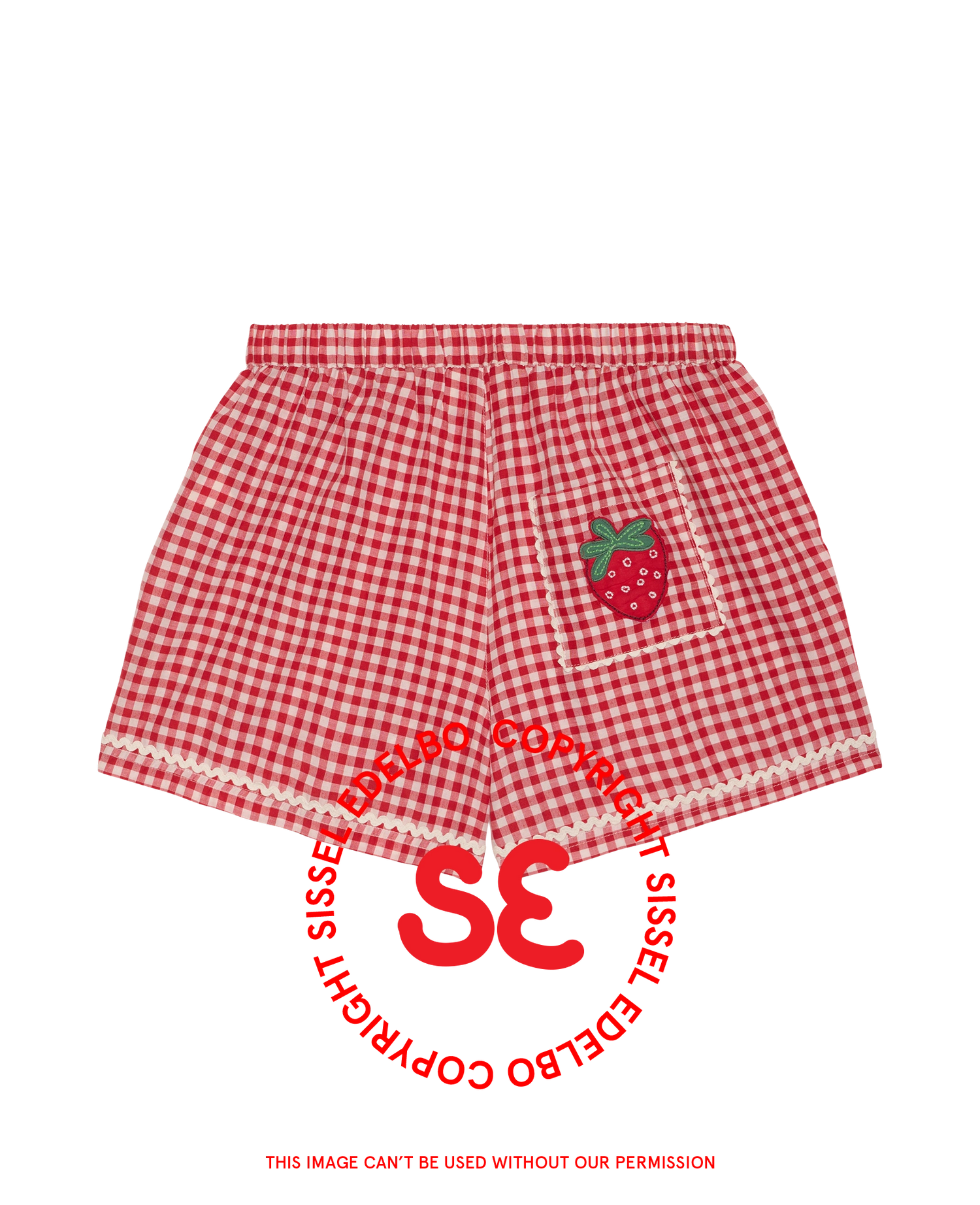 Bobbie Shorts - Red Checks