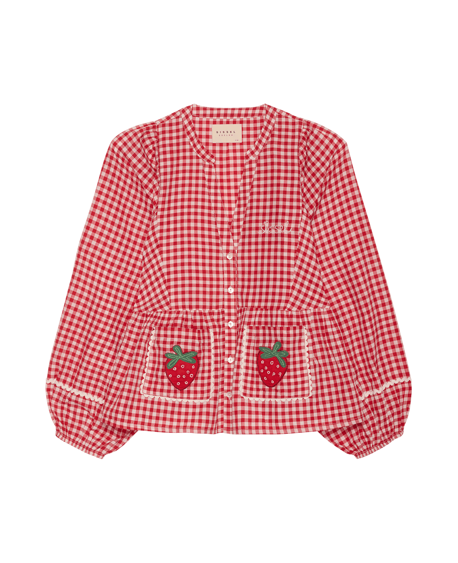Bobbie Top - Red Checks
