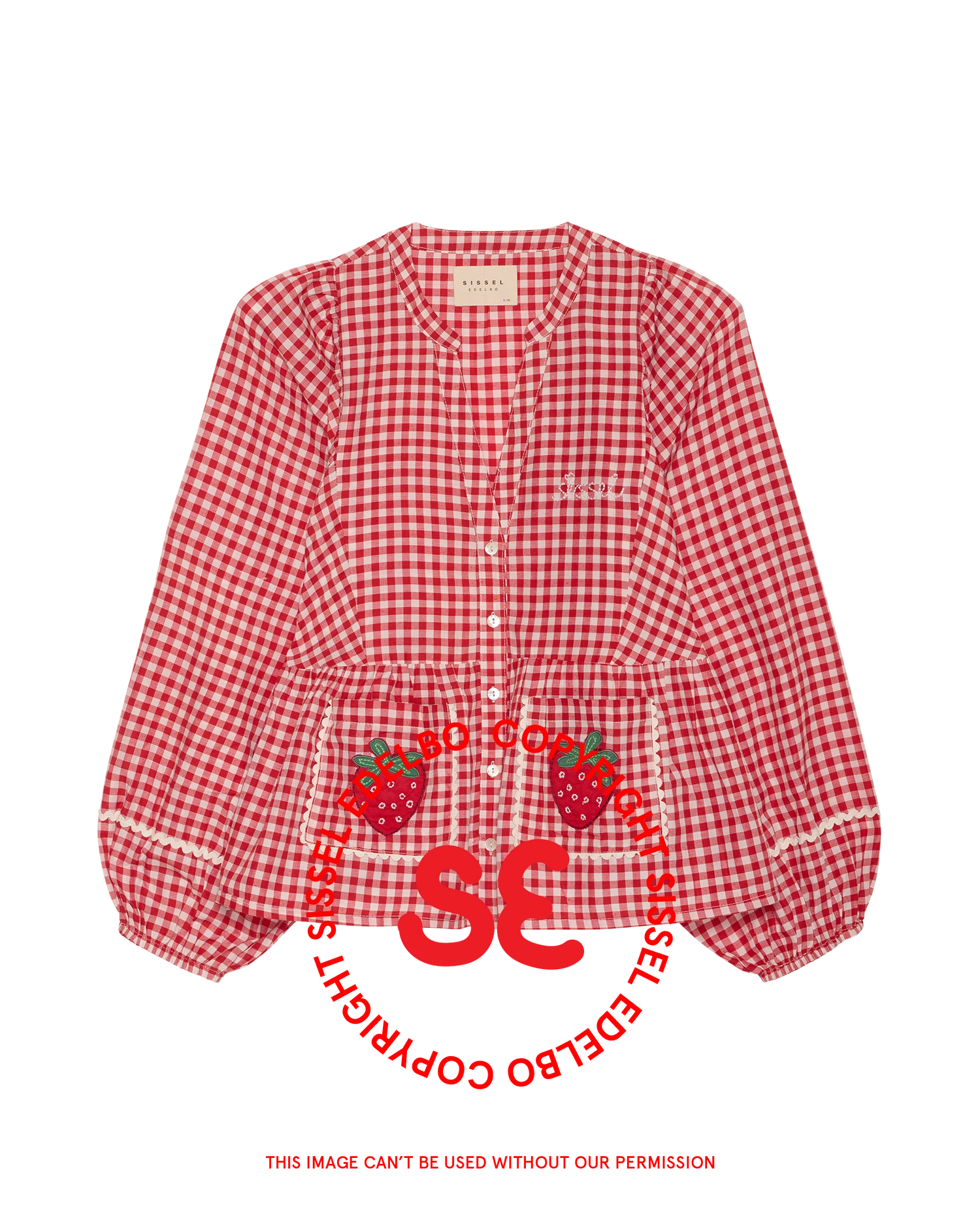 Bobbie Top - Red Checks