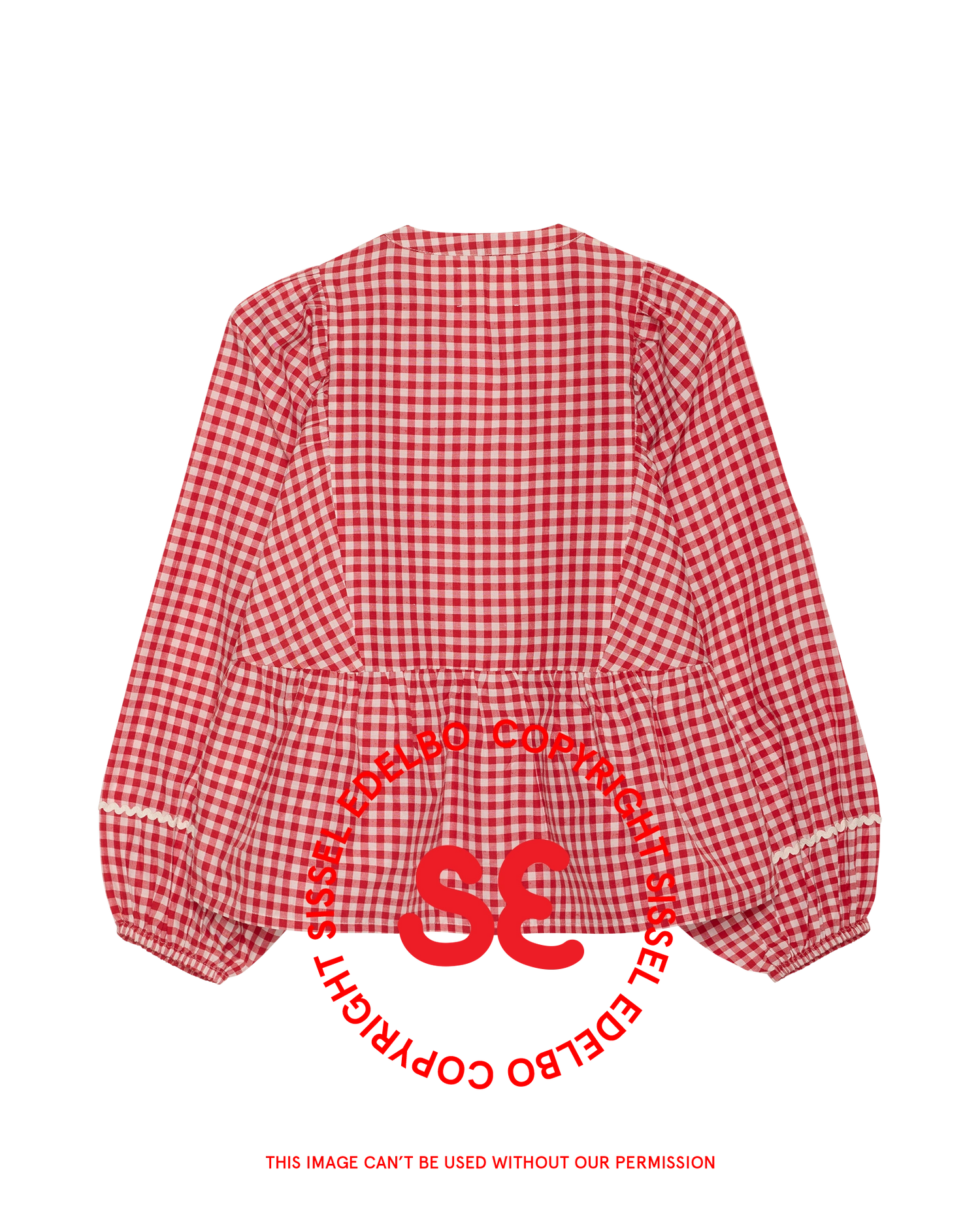 Bobbie Top - Red Checks