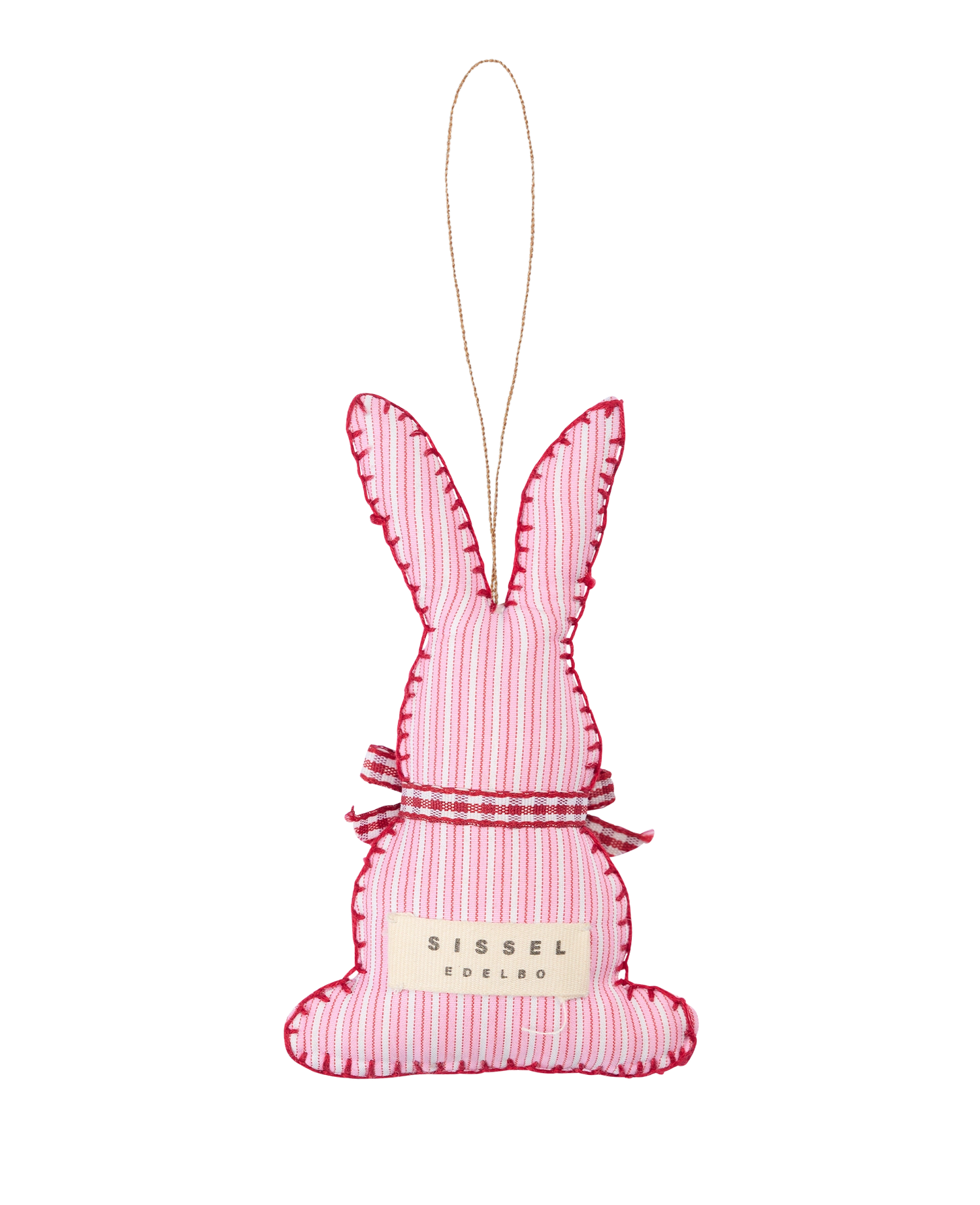 Bonnie Ornament - Pink Stripes