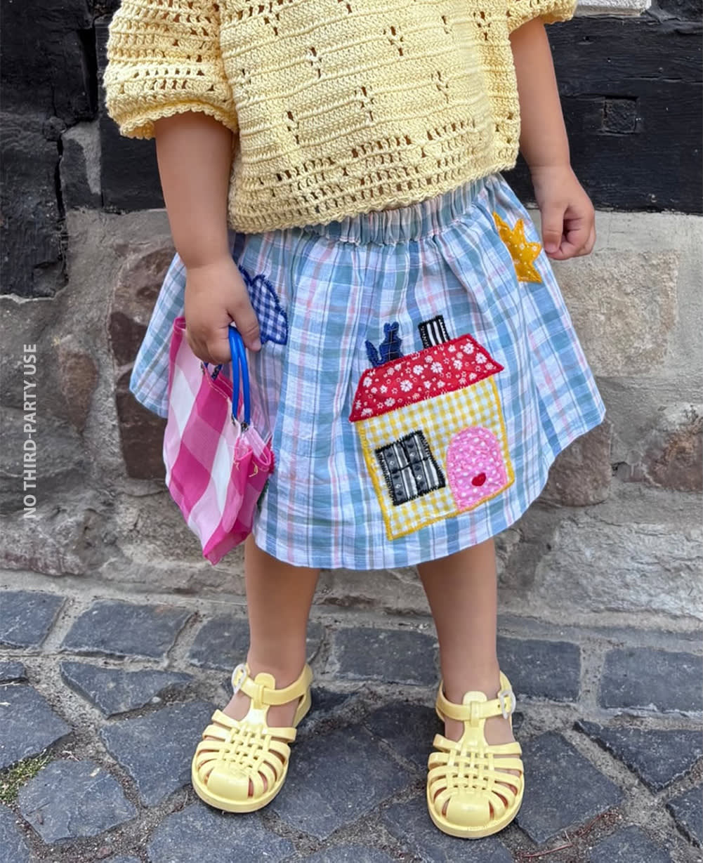 Barbera MINI Skirt - Pastel Checks