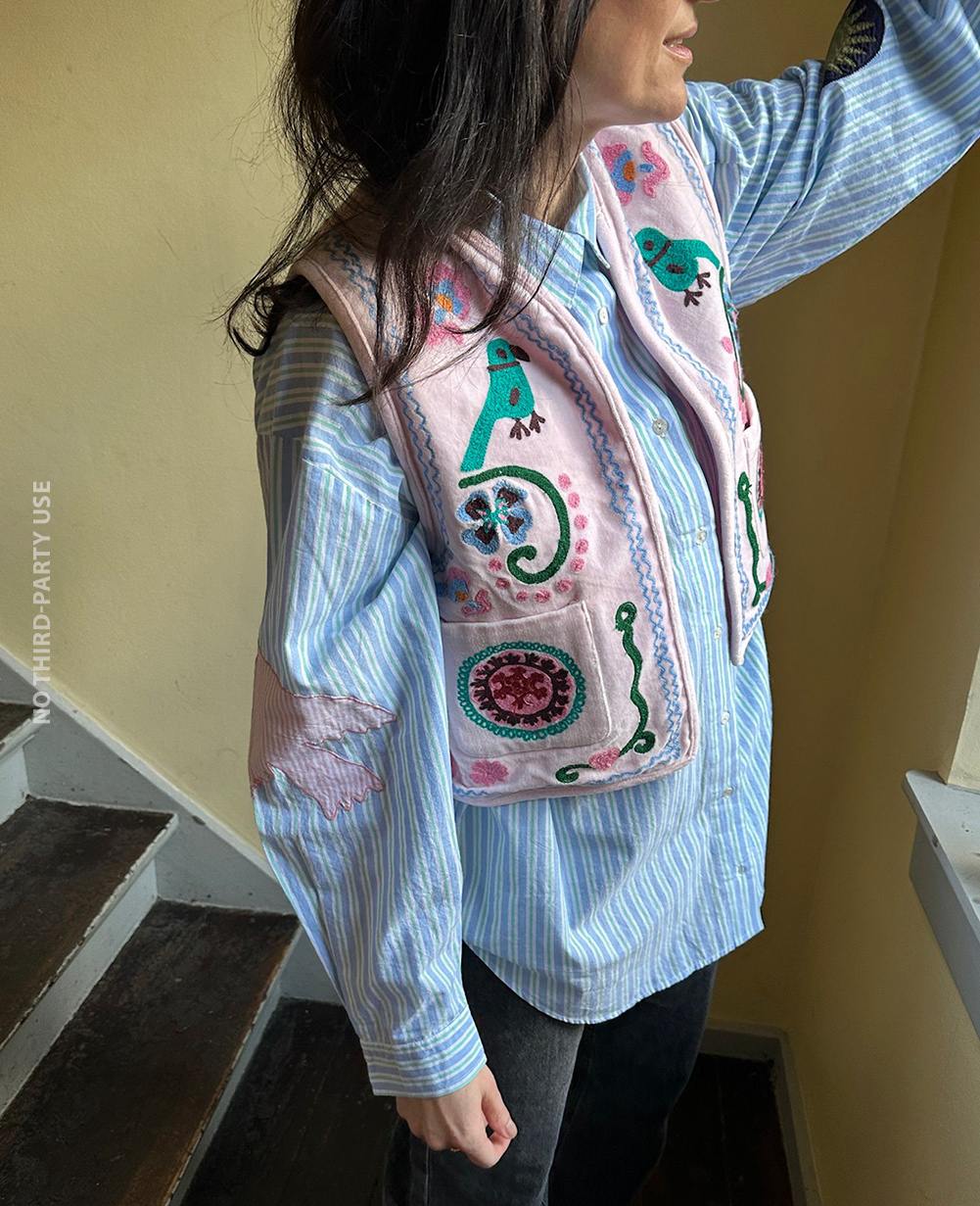 Caia Vest - Rose