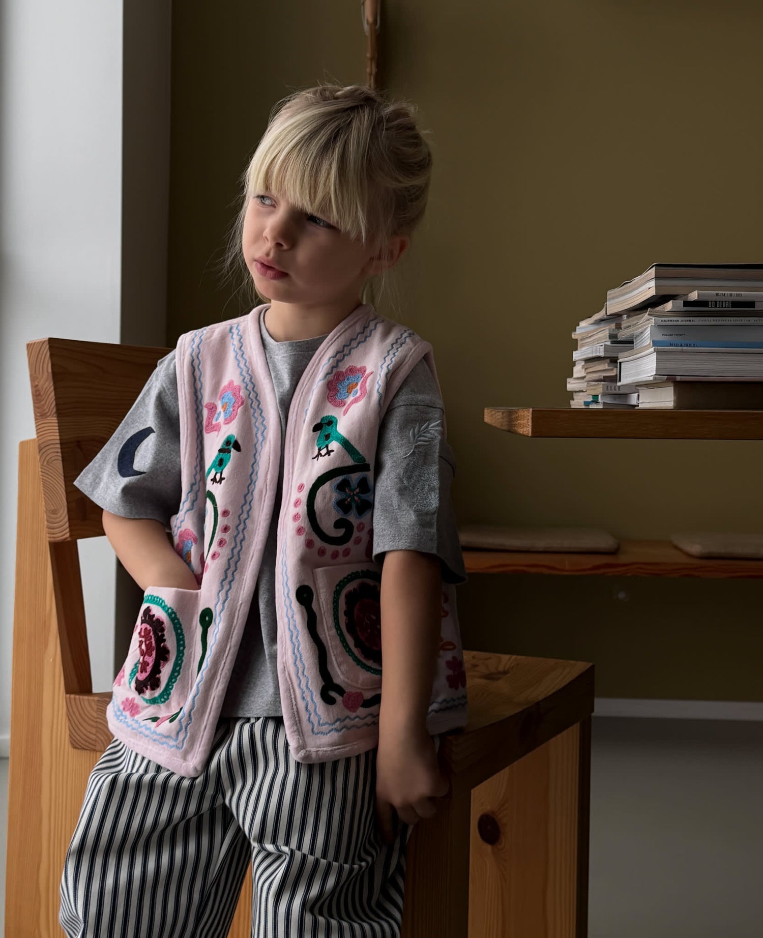 Caia MINI Vest - Rose