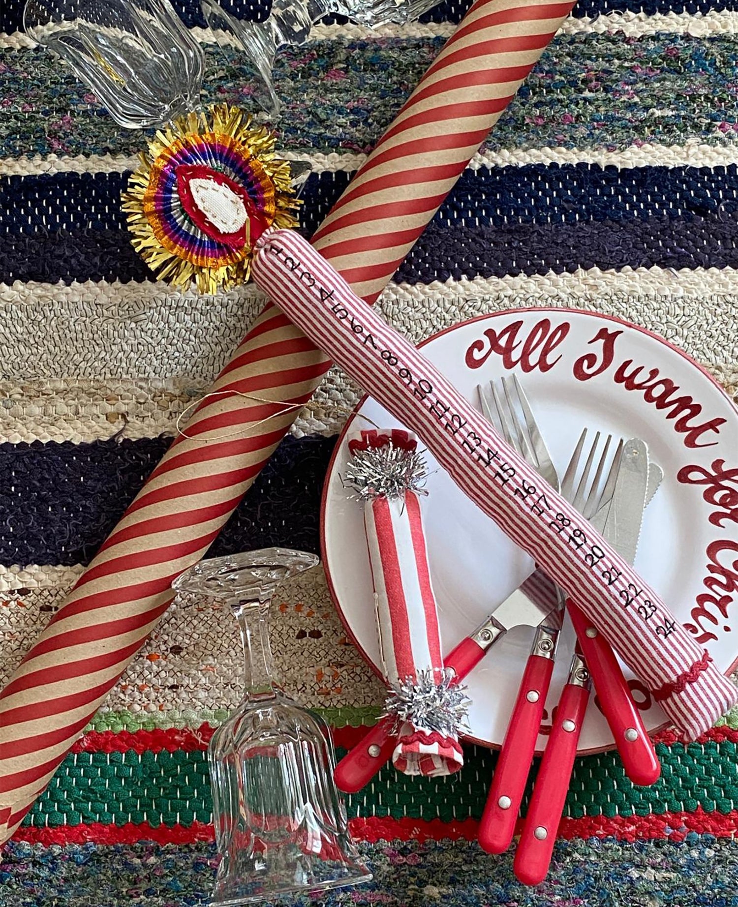 Calendar Light - Candy Stripes
