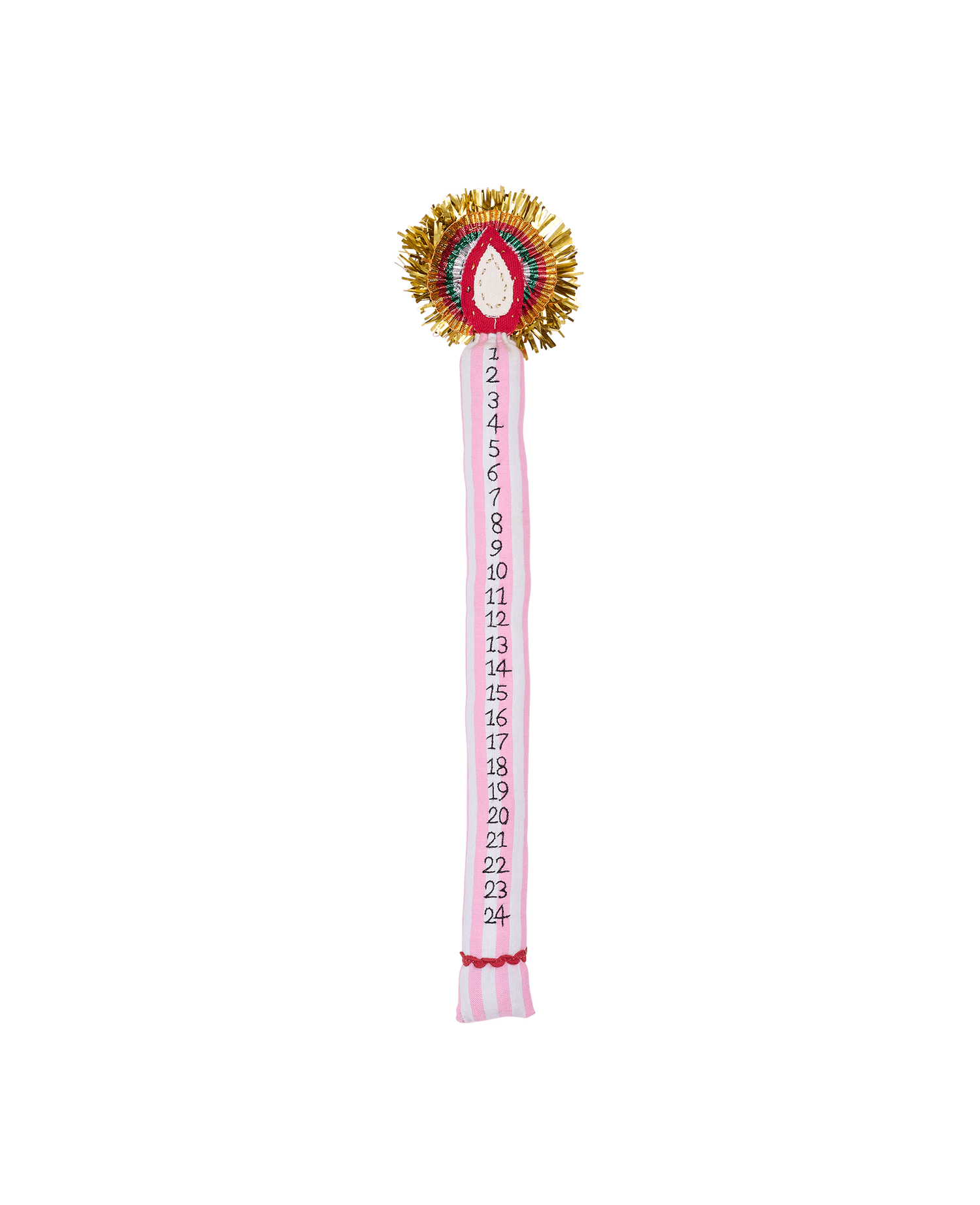 Calendar Light - Pink Wide Stripes