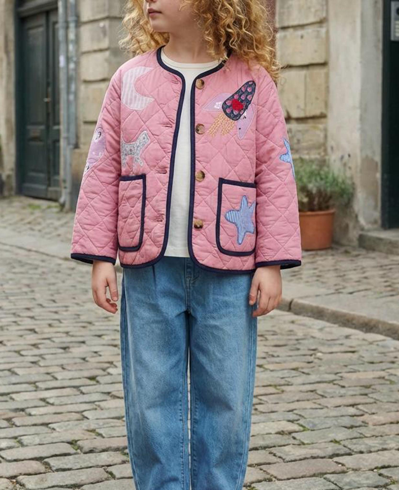 sissel edelbo キッズ キルティングジャケット Penny MINI Jacket - Red Stripes – SISSEL EDELBO