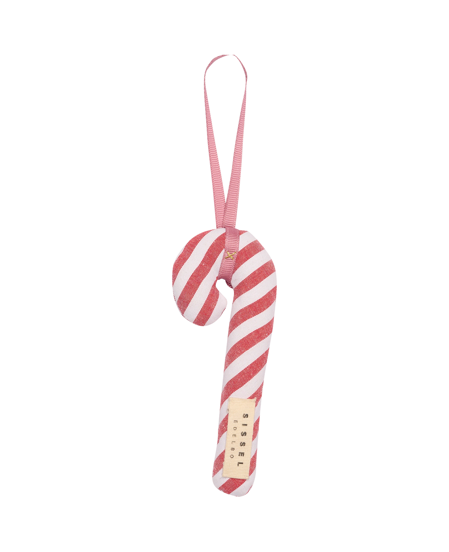 Cane Leftover Ornament - Wide Candy Stripes