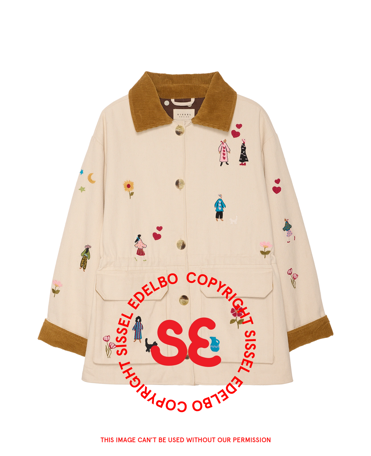 Cara Jacket - White Swan