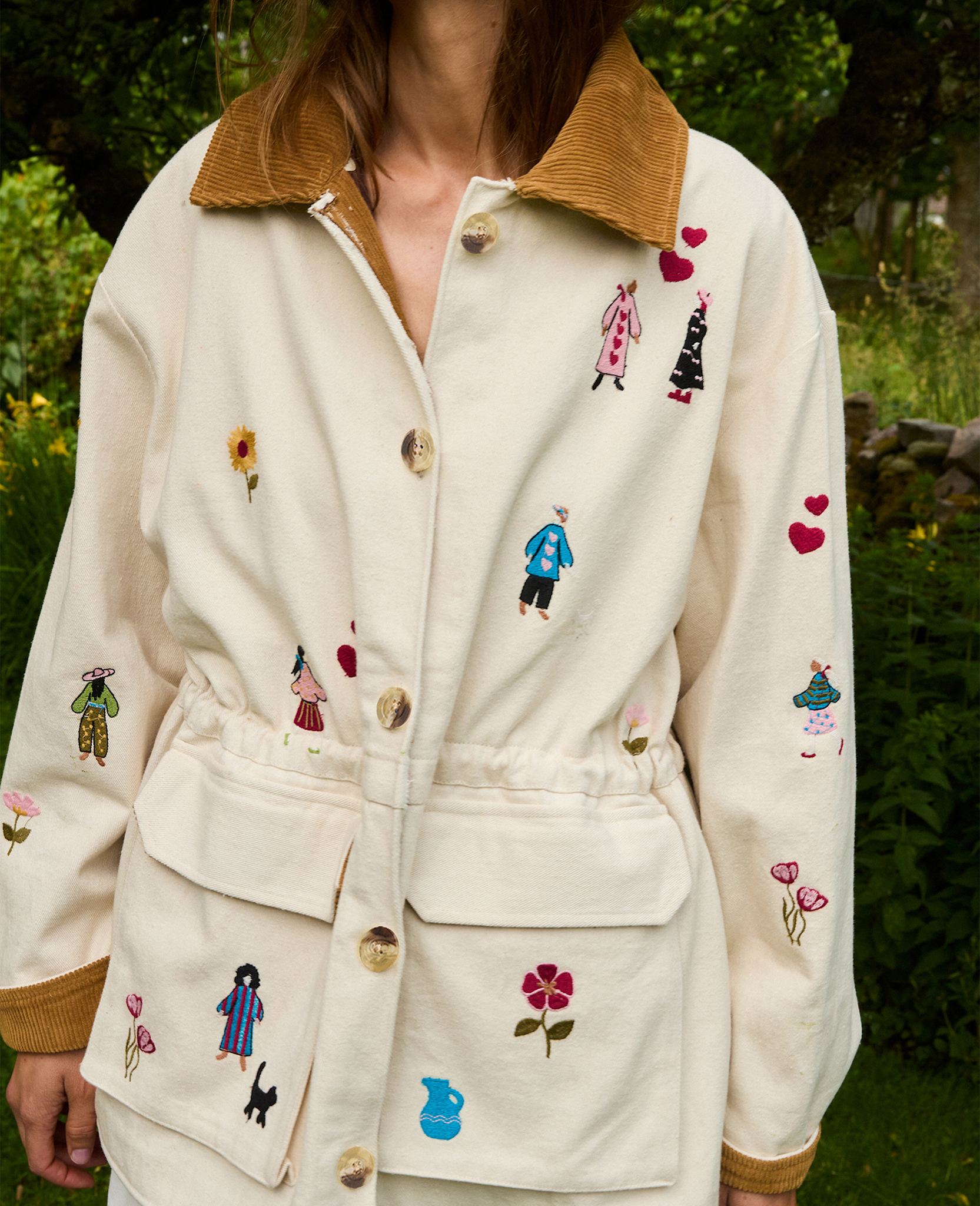 SISSEL EDELBO（シセル エデルボ）**のボアジャケットです。 Cara Jacket - White Swan – SISSEL EDELBO