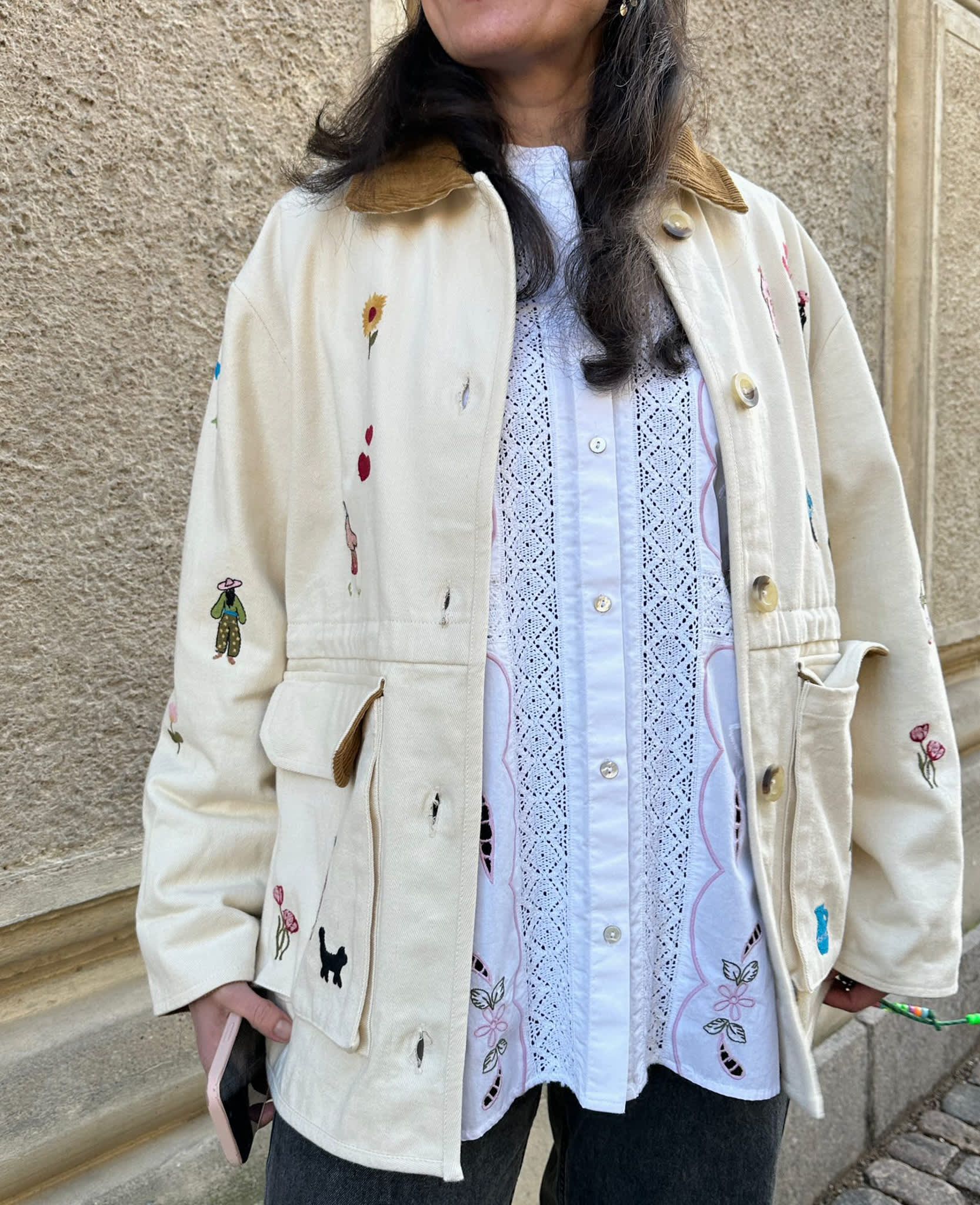 Cara Jacket - White Swan – SISSEL EDELBO