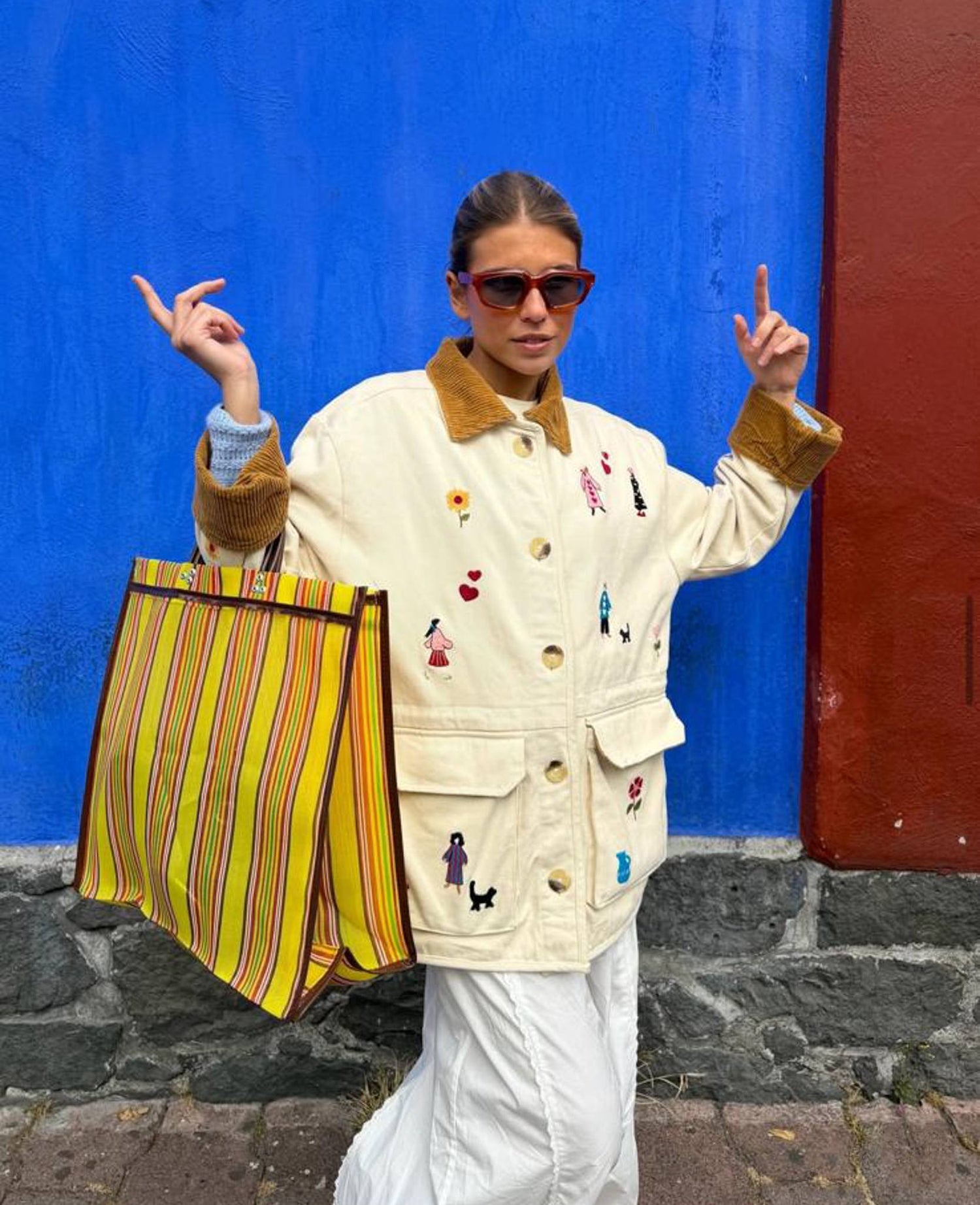 Cara Jacket - White Swan