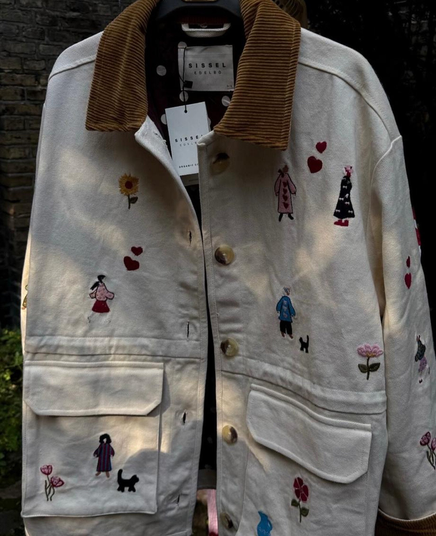 Cara Jacket - White Swan – SISSEL EDELBO