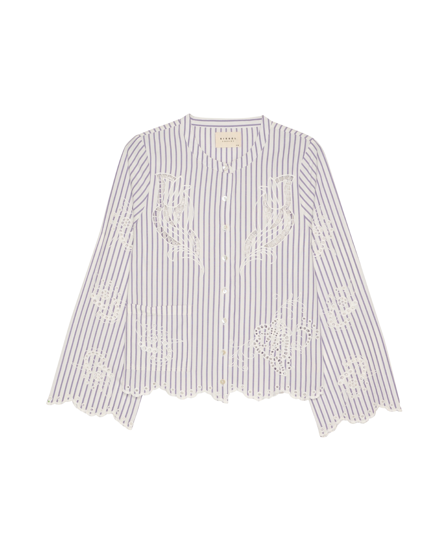 Cecilie Shirt - Purple Stripes