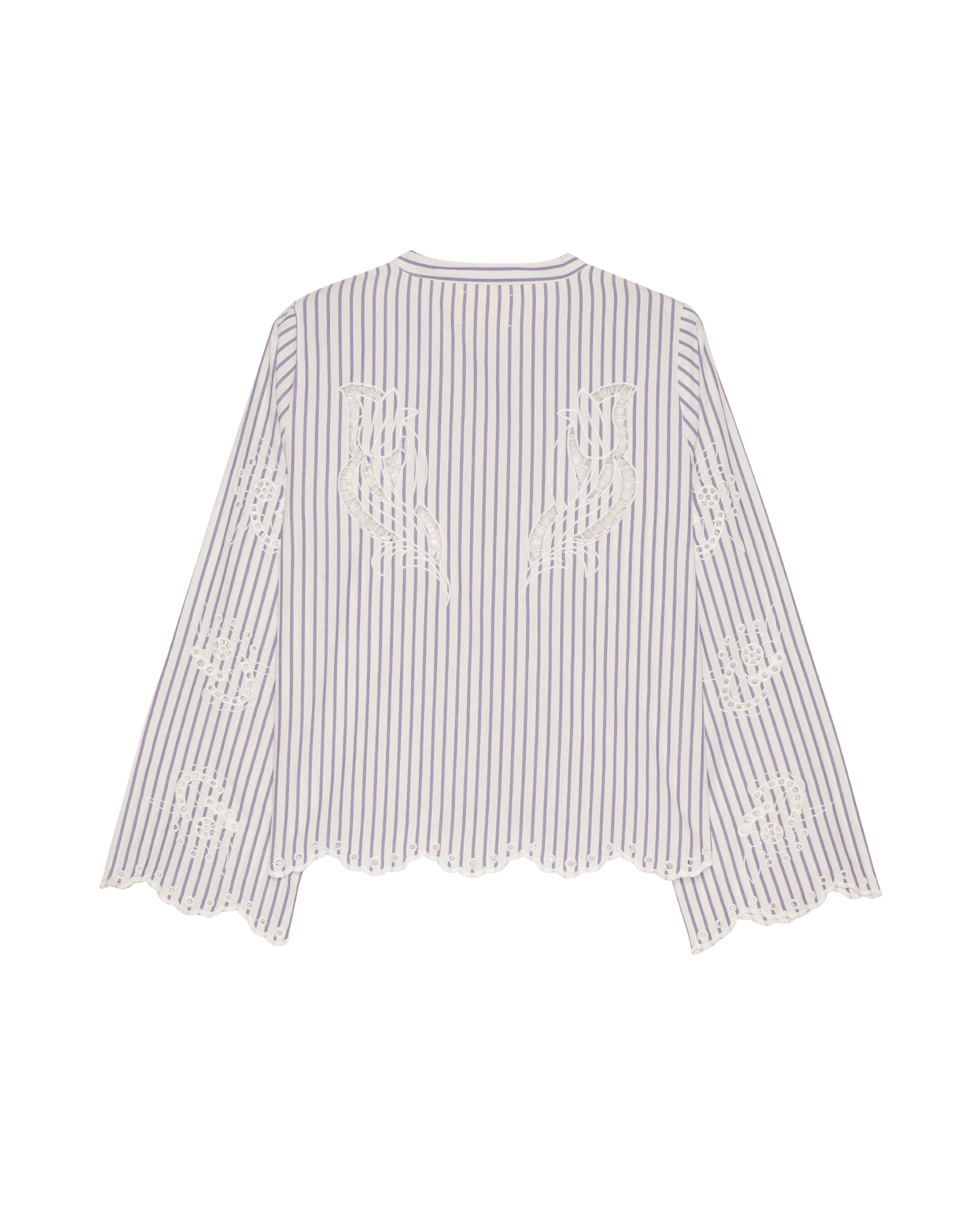 Cecilie Shirt - Purple Stripes