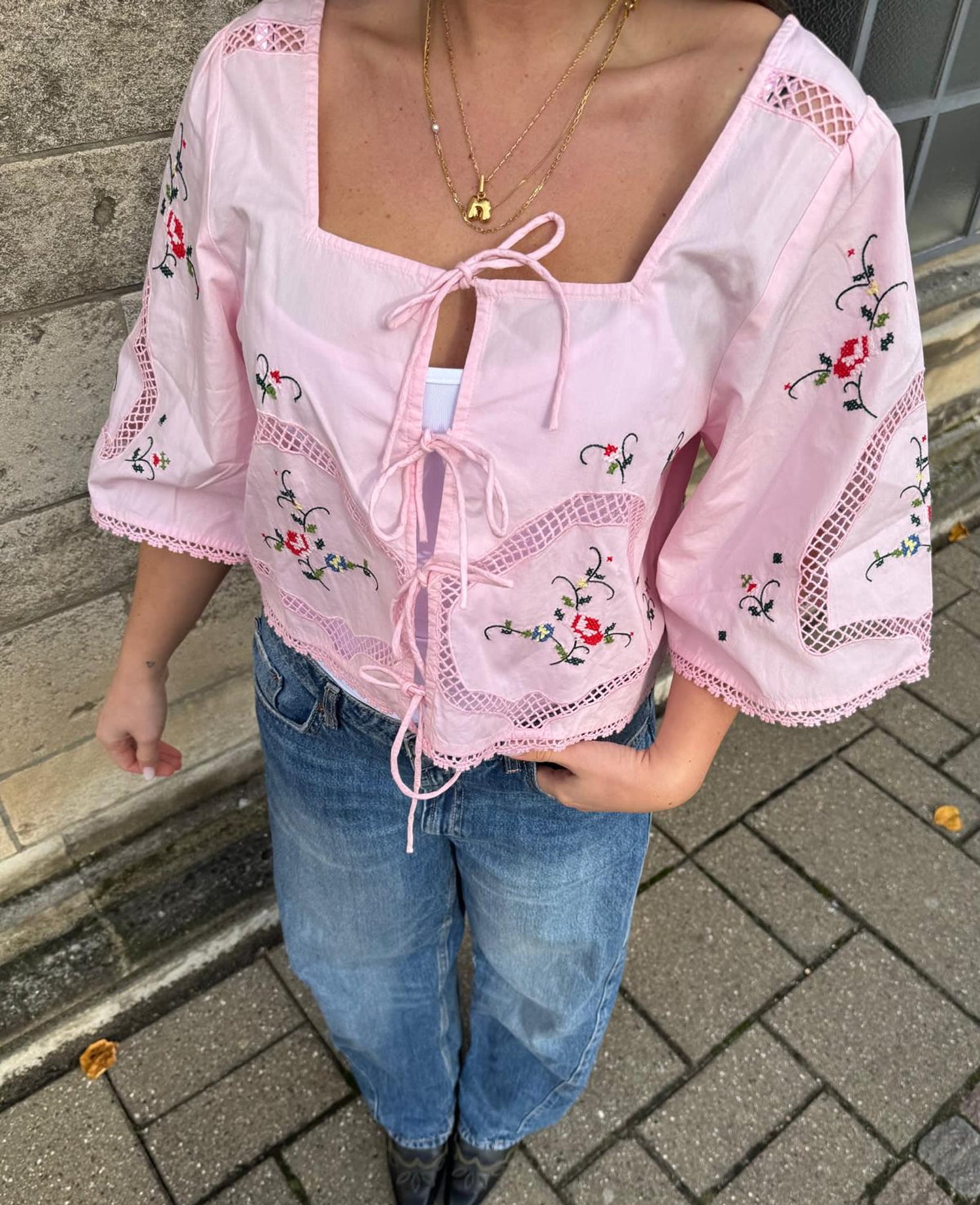 Clematis Top - Dull Rose