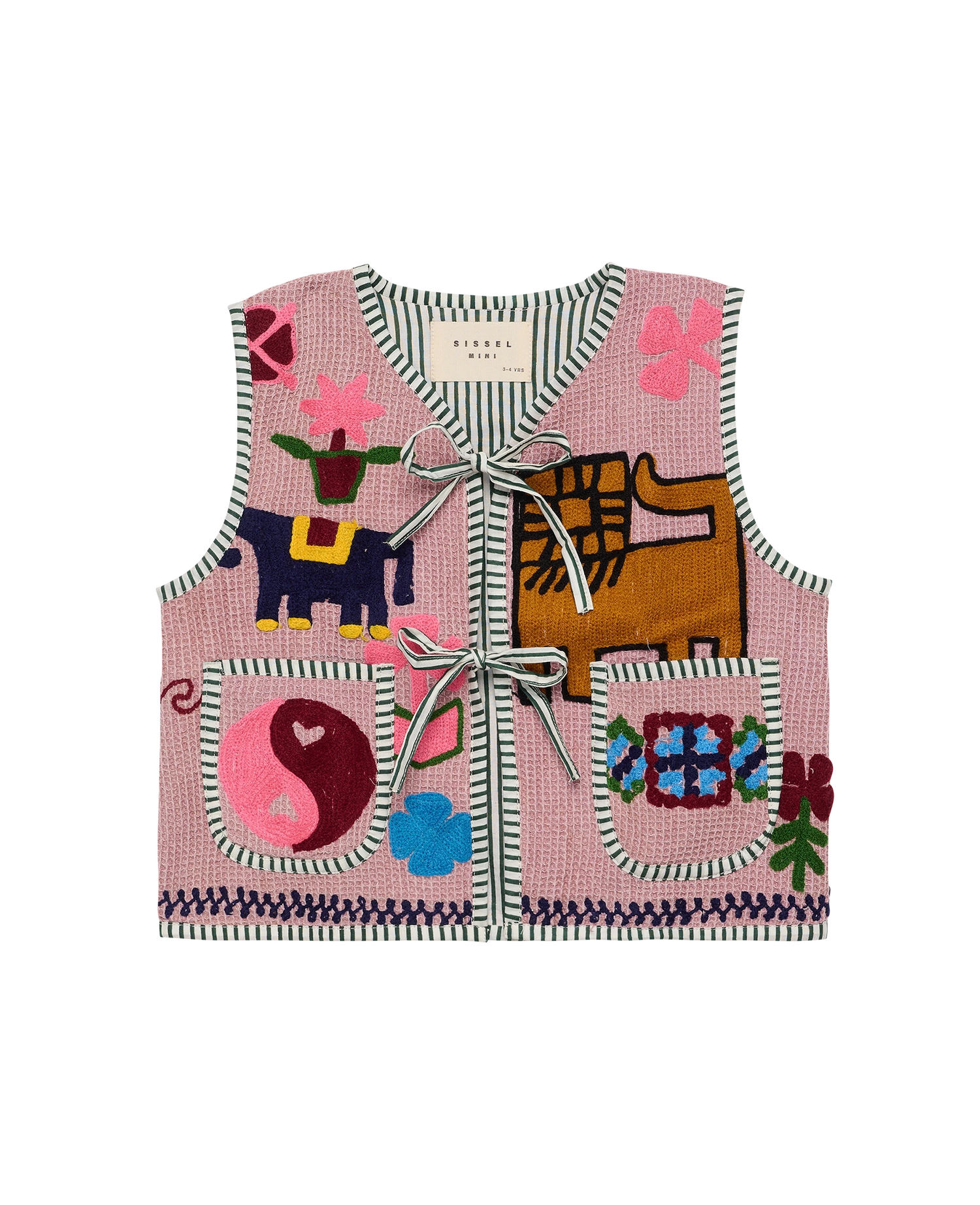 Clio MINI Vest - Hazel Waffle – SISSEL EDELBO Clio MINI Vest - Hazel Waffle – SISSEL EDELBO