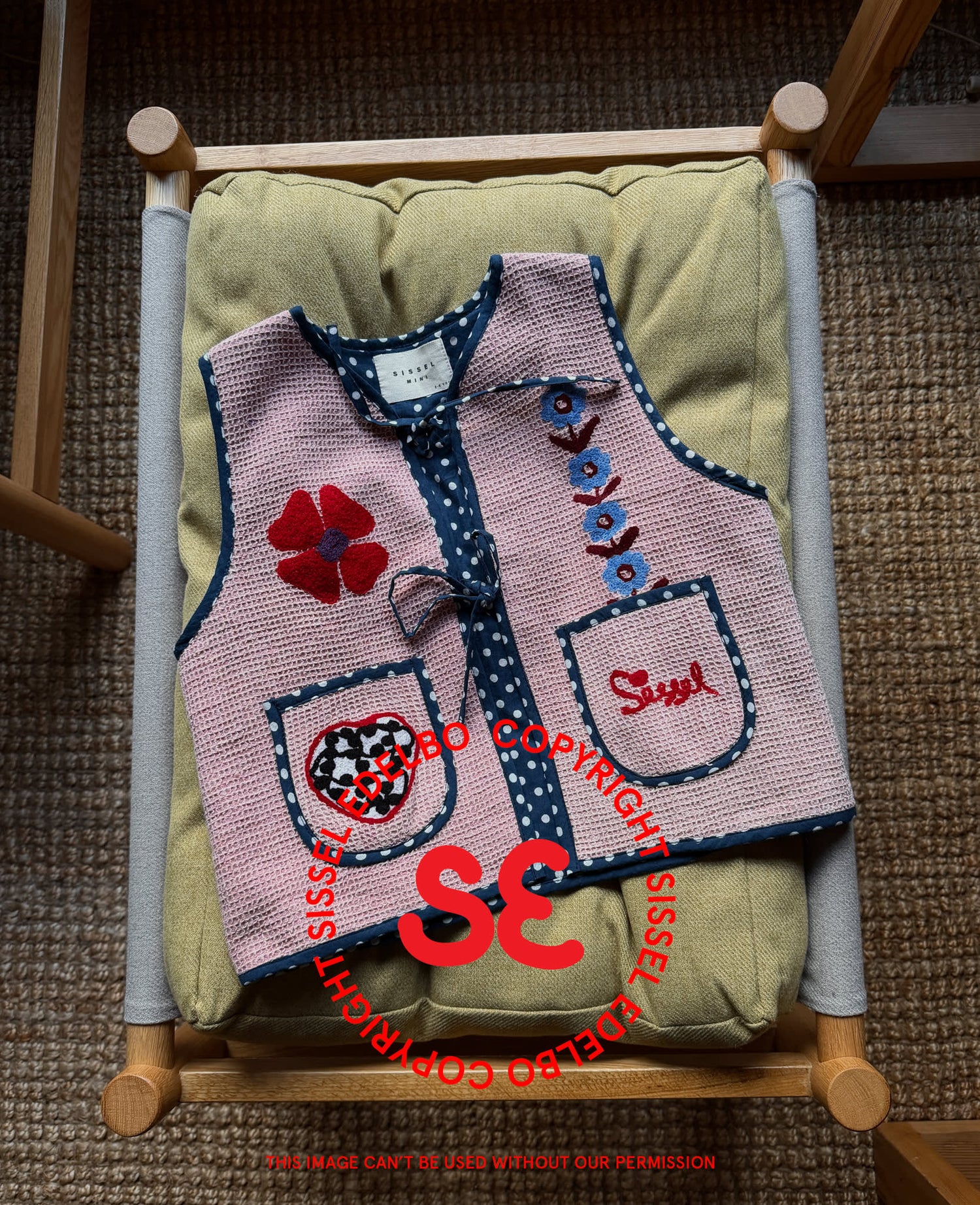 Clio MINI Vest - Rose