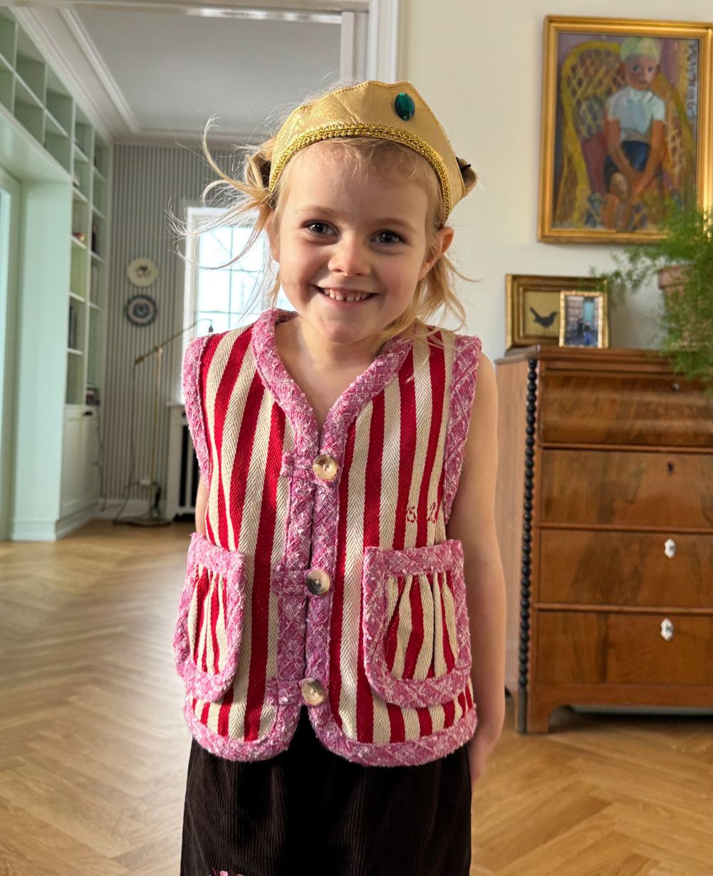 Como MINI Vest - Red Stripes