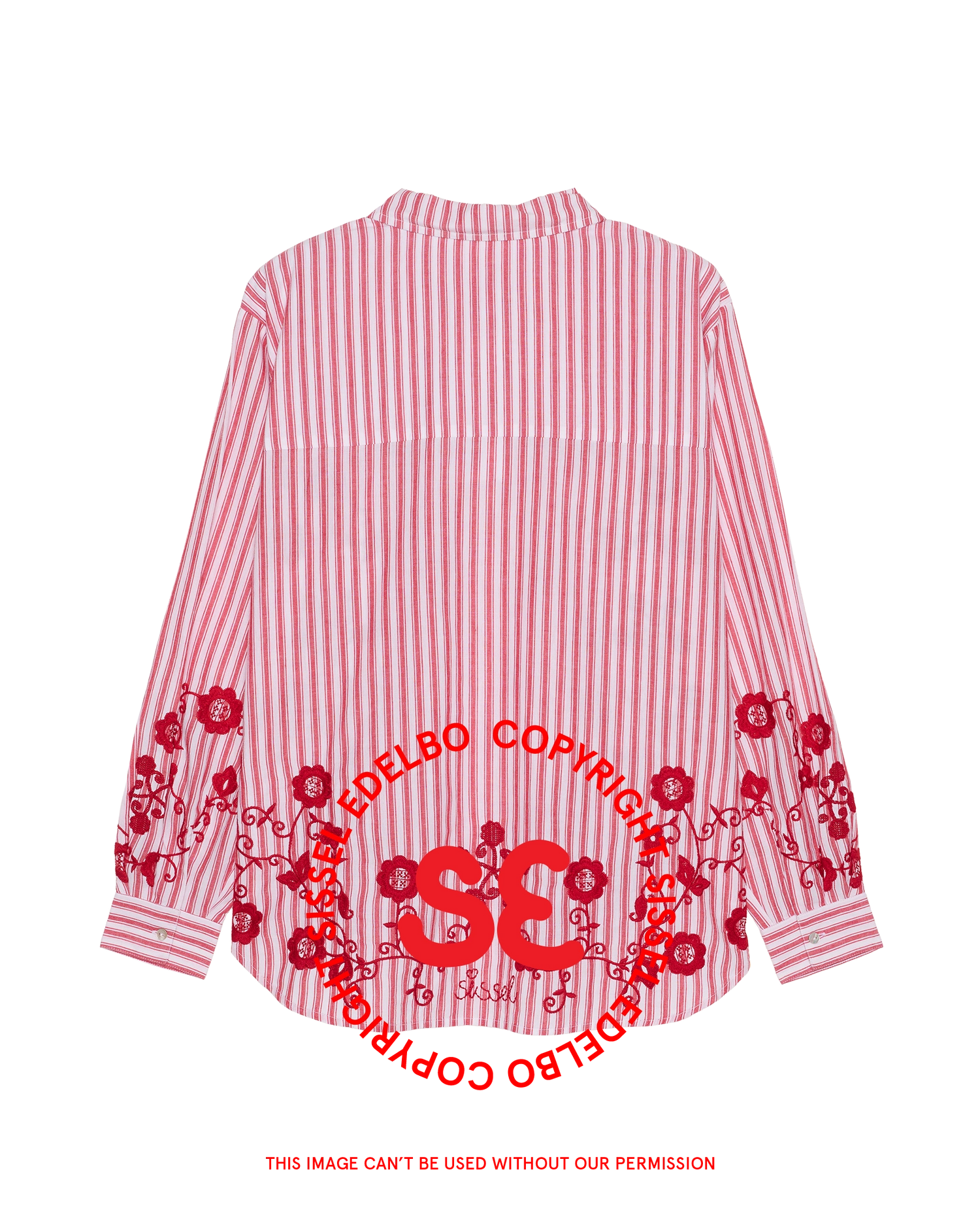 Cora Shirt - Red Flower