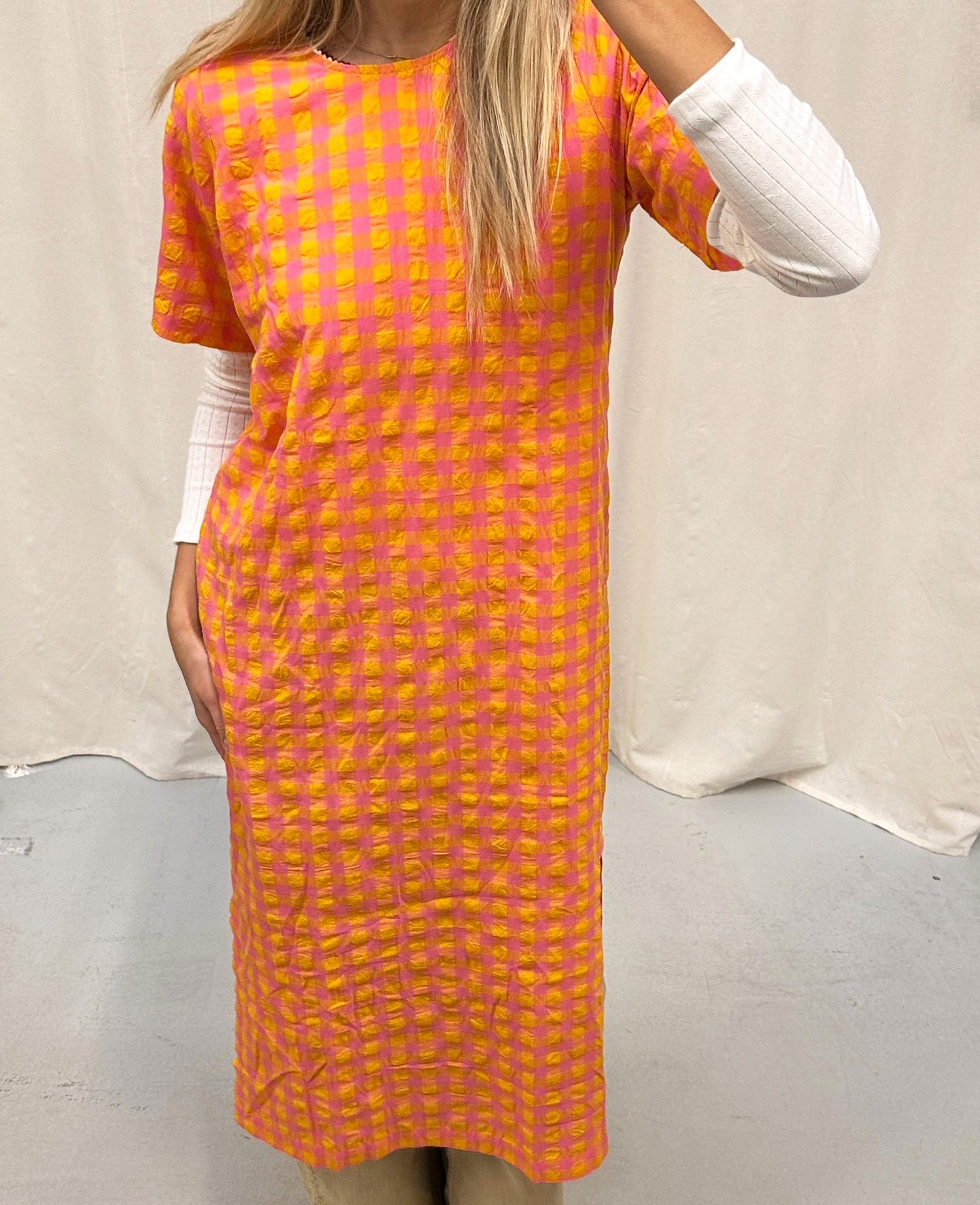 Dionne Dress - Pink Orange