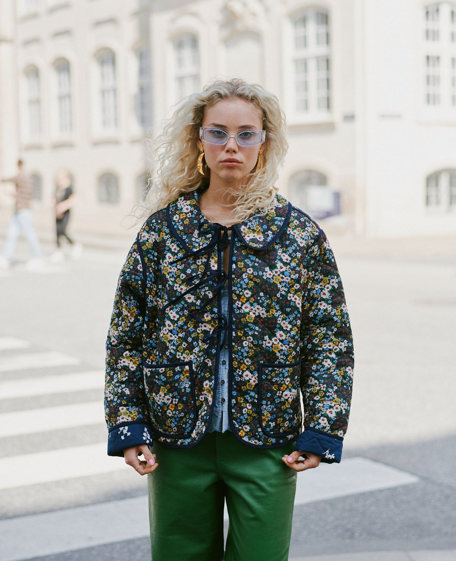 Daniella Jacket - Wine Ditsy