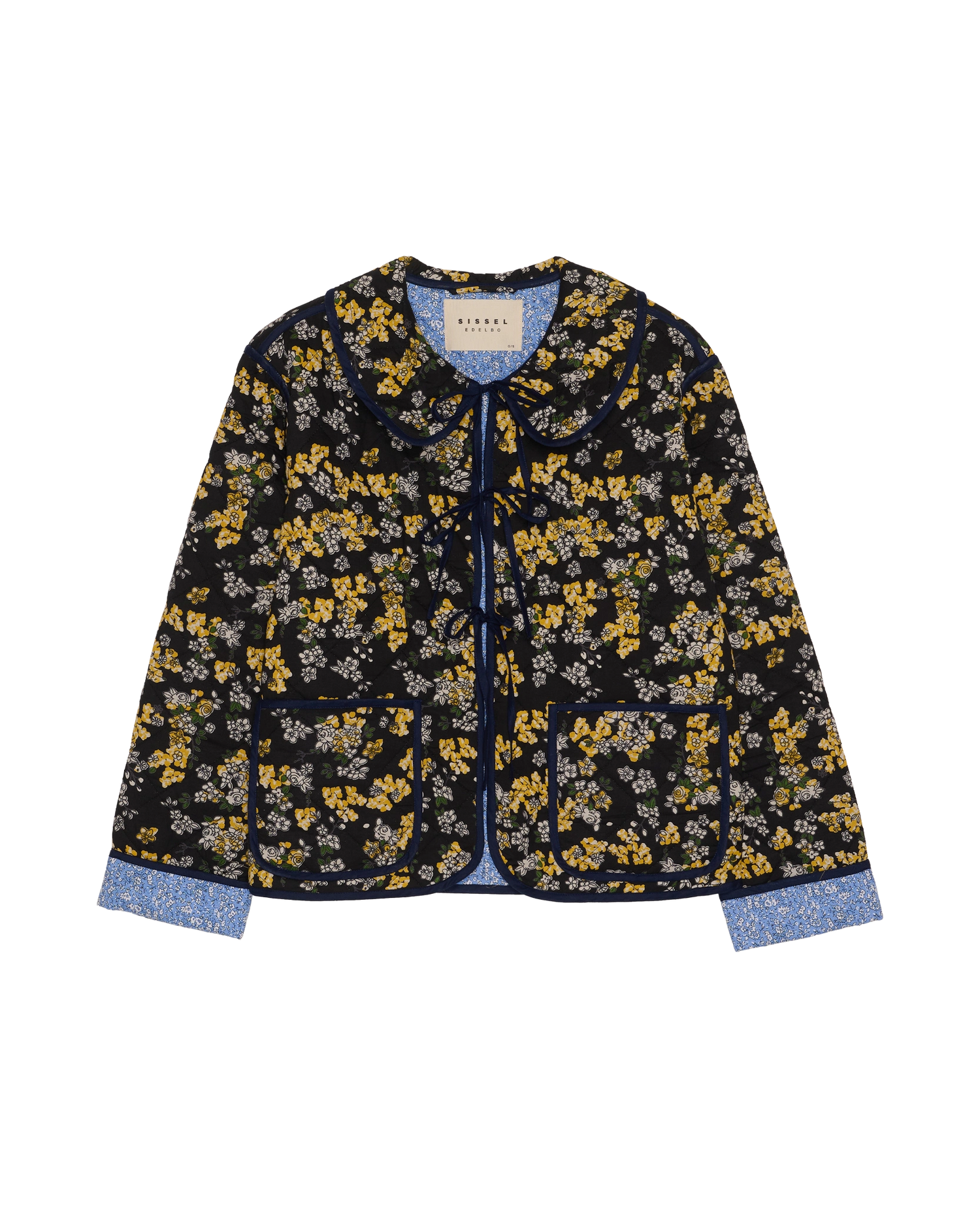 Daniella Jacket - Wine Ditsy Yellow