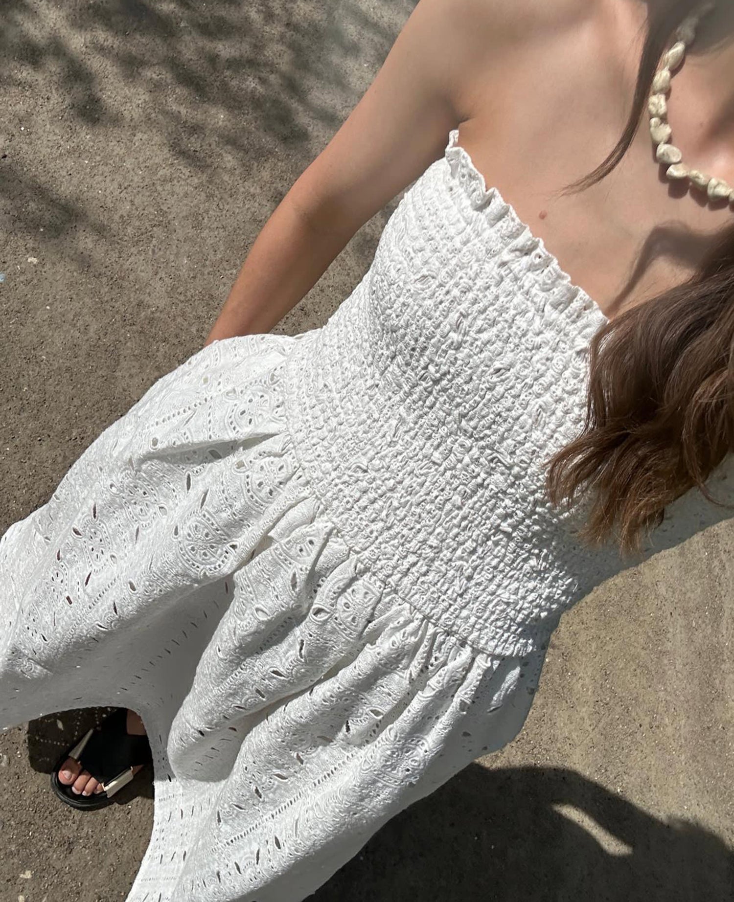 Debbie Dress - Cream