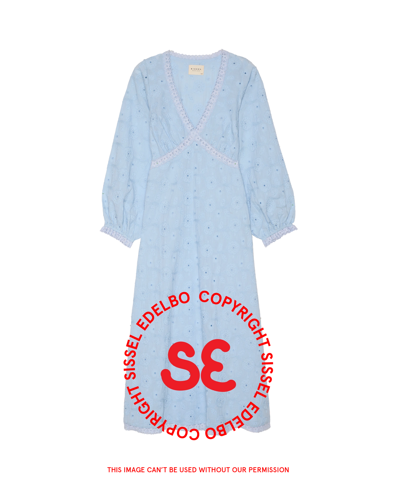 Delphine Dress - Cashmere Blue