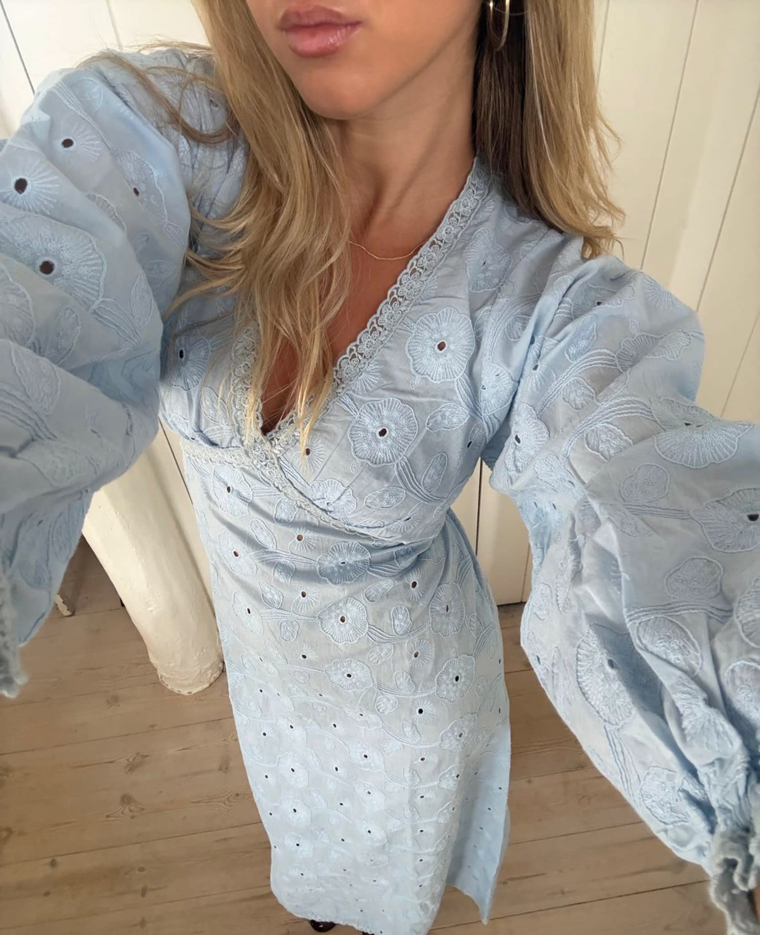 Delphine Dress - Cashmere Blue