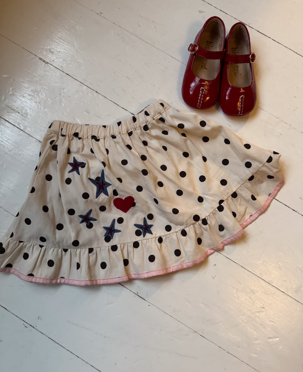 Diana MINI Skirt - Coffee & Cream