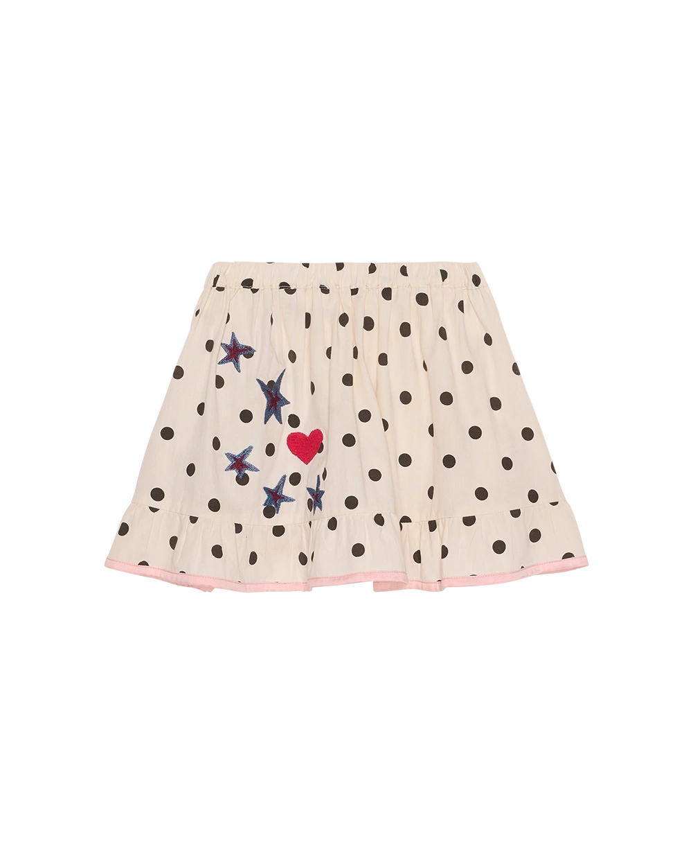 Diana MINI Skirt - Coffee & Cream