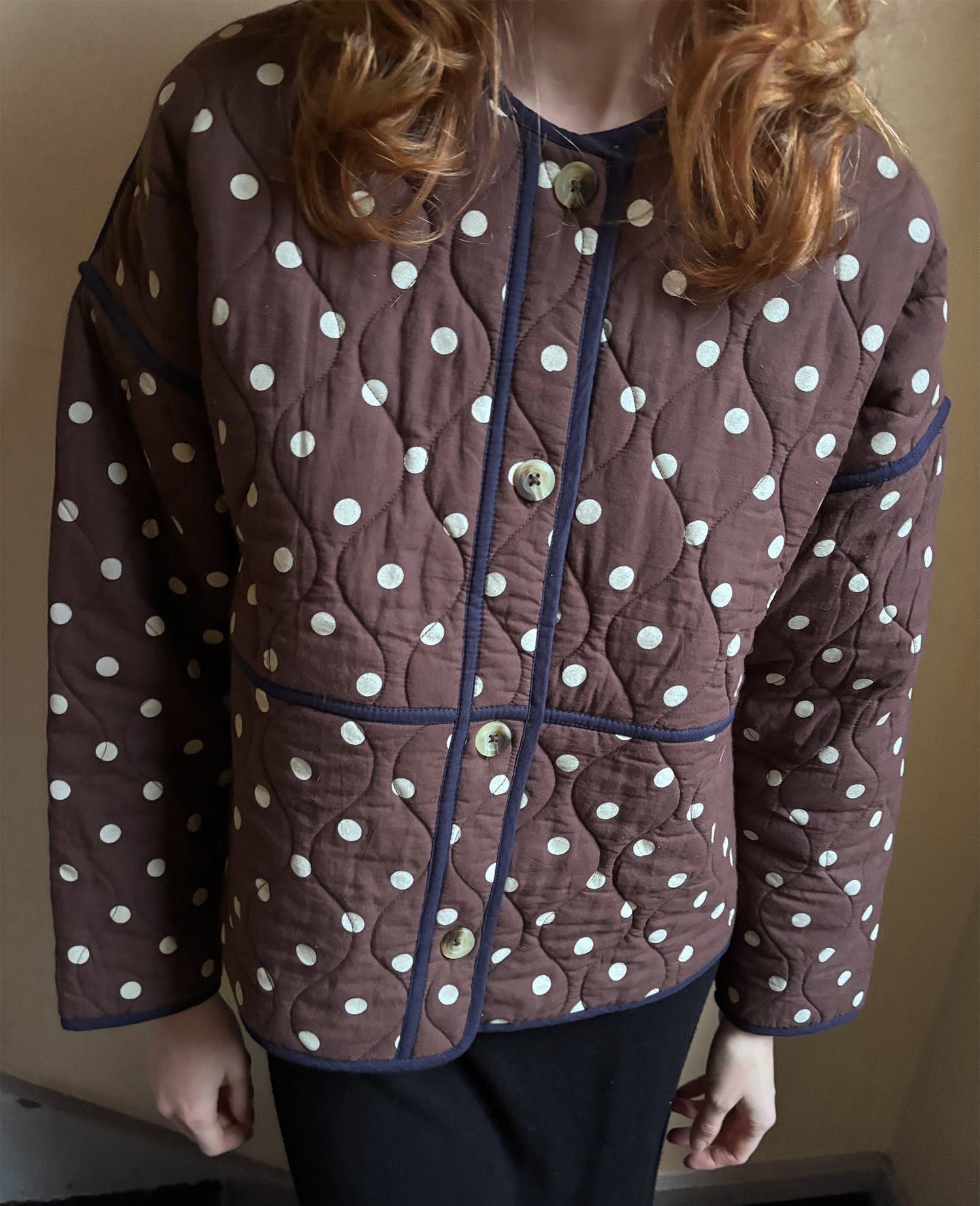 Dottie Jacket - Dot Brown