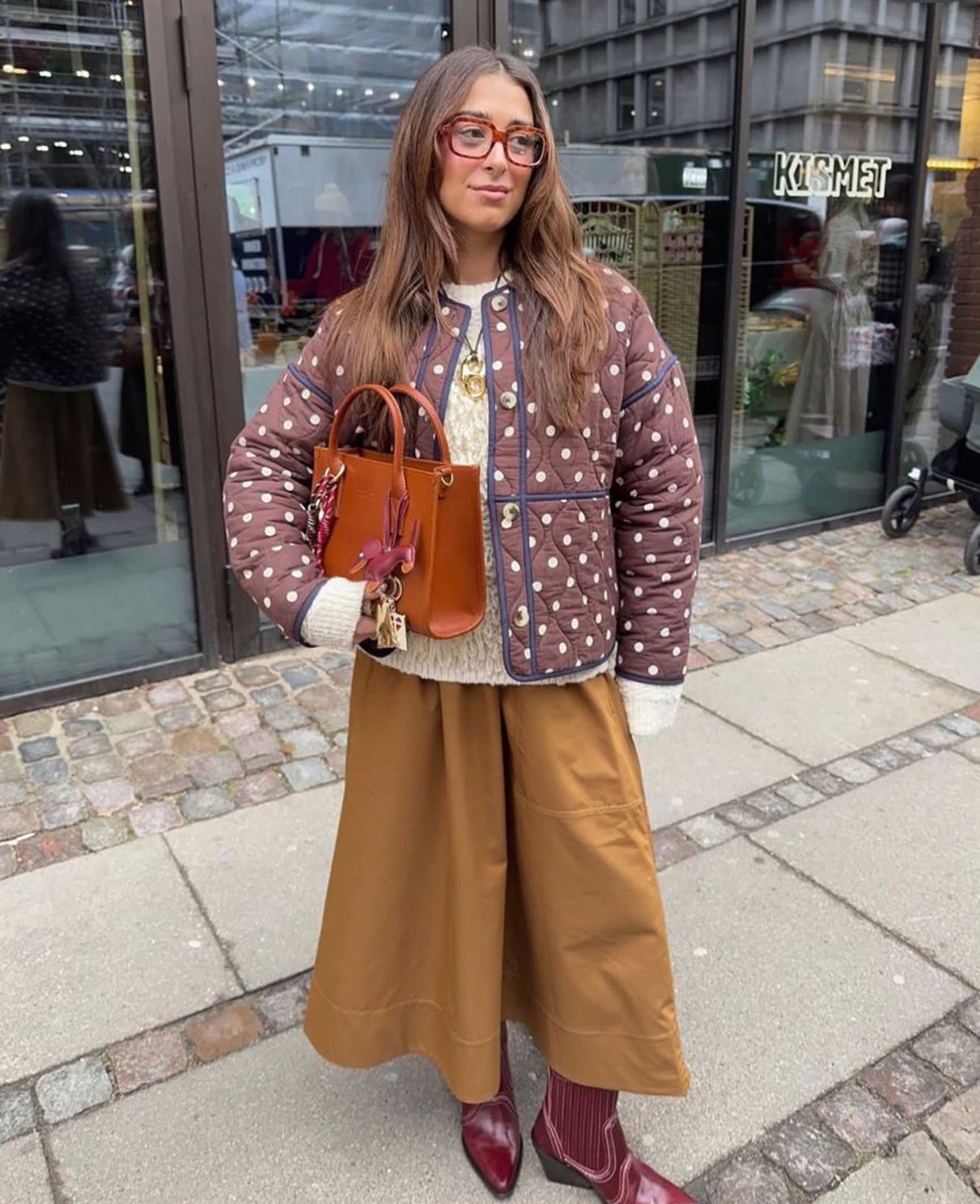 Dottie Jacket - Dot Brown